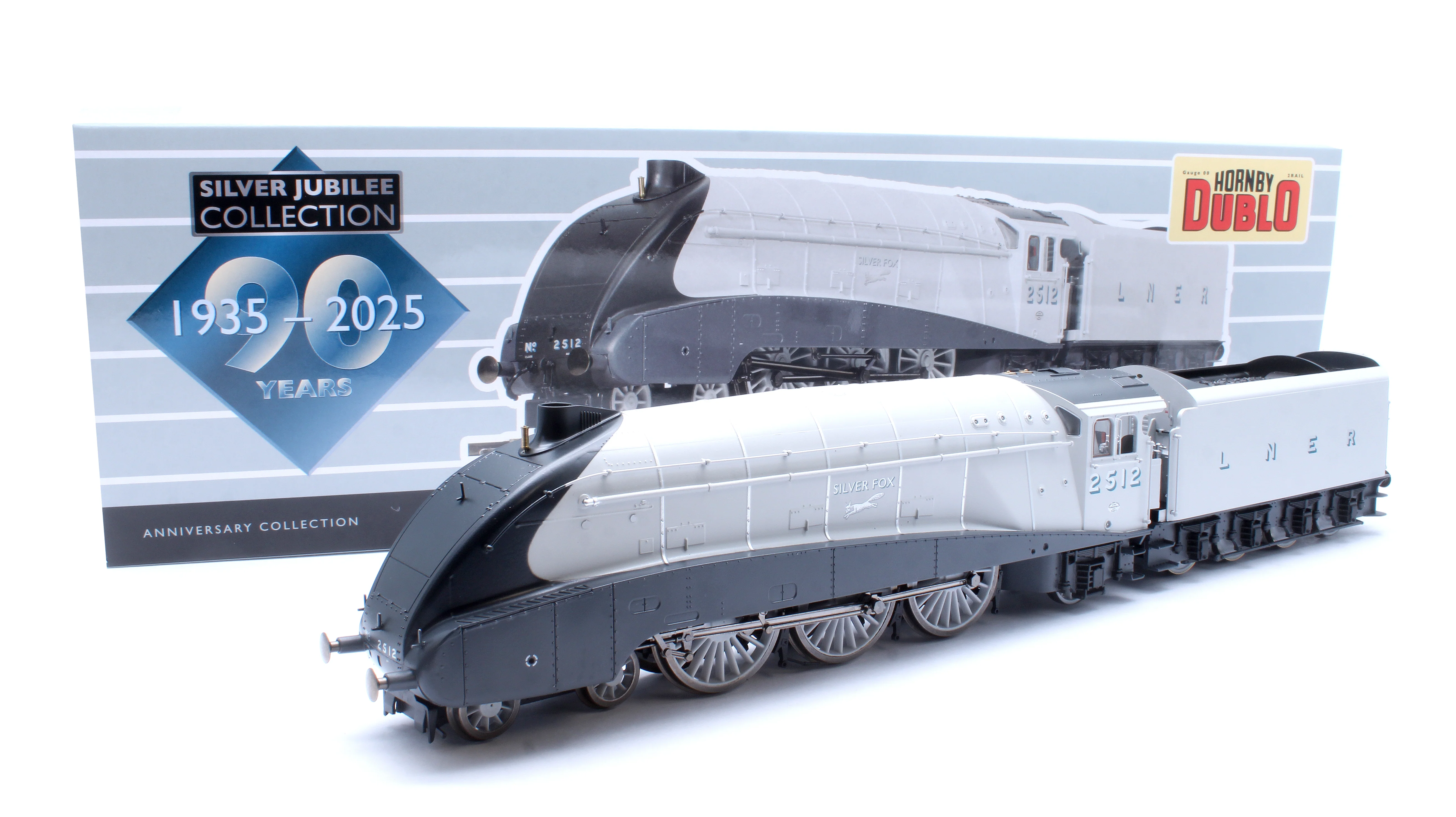 R30459 Hornby Dublo Class A4 4-6-2 LNER No.2512 'Silver Fox' (90th Anniversary Collection) Steam Locomotive - Image 9