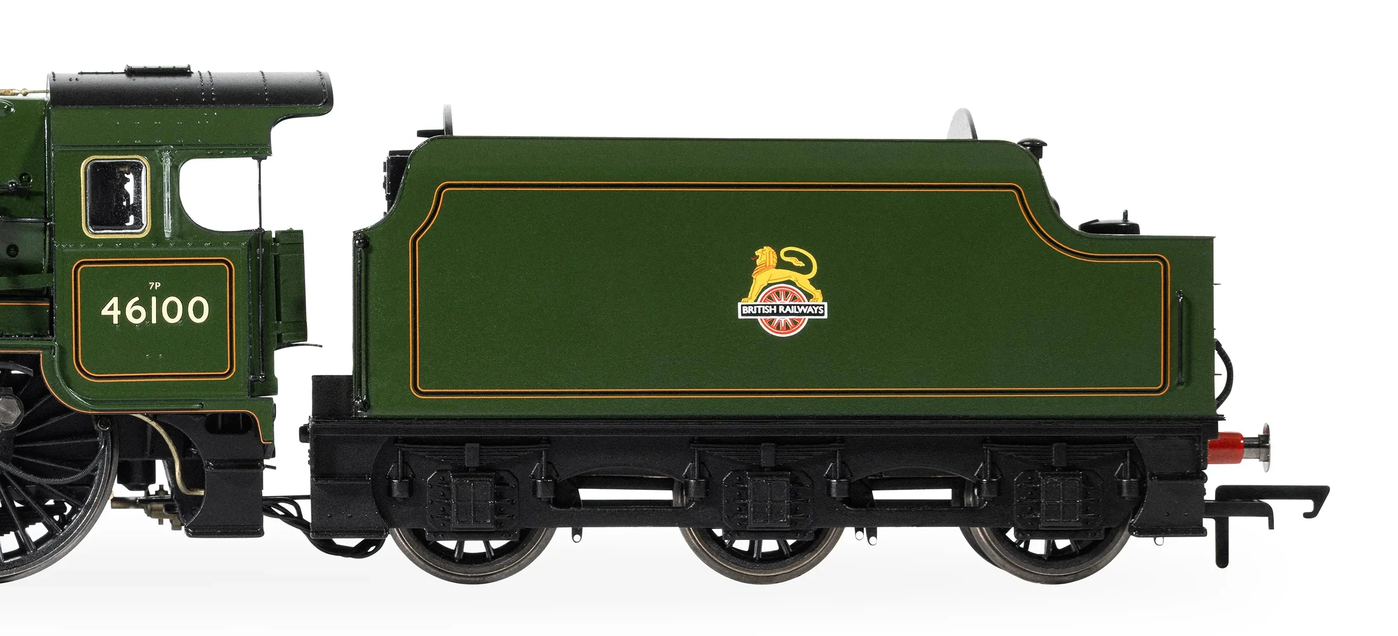 R30500 Class 7P 4-6-0 BR Green Early Emblem 46100 'Royal Scot' (One:One Collection) Steam Locomotive - Image 4