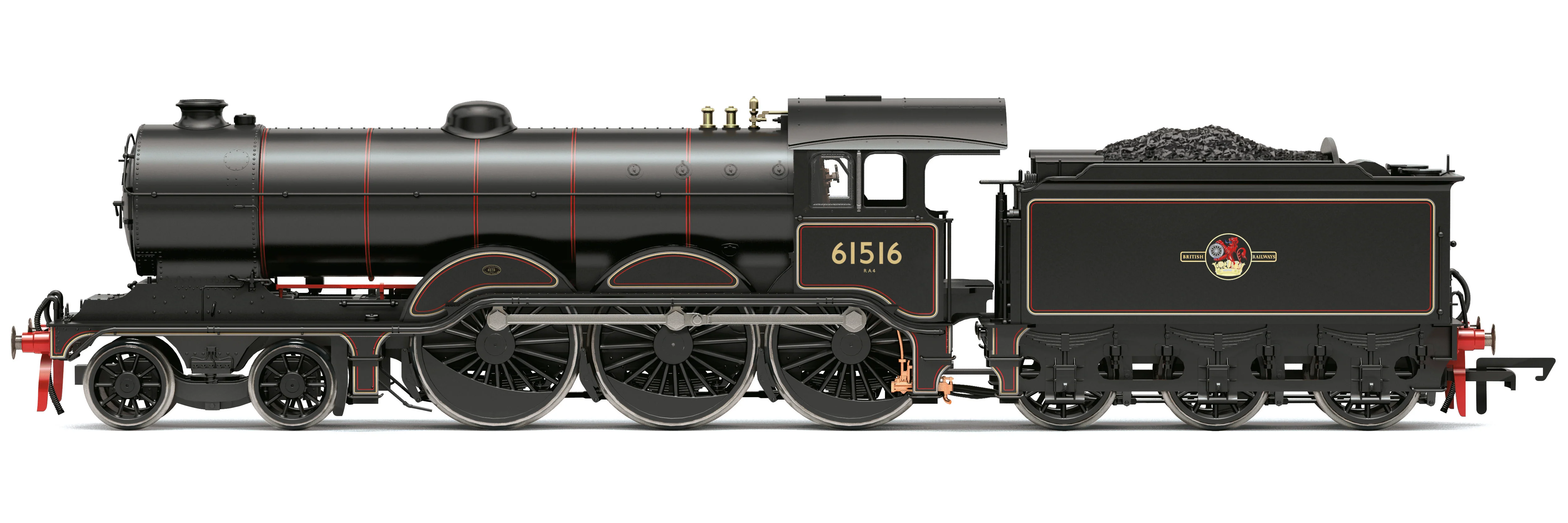 R30501 Class B12 4-6-0 BR Black Late Crest 61516 Steam Locomotive