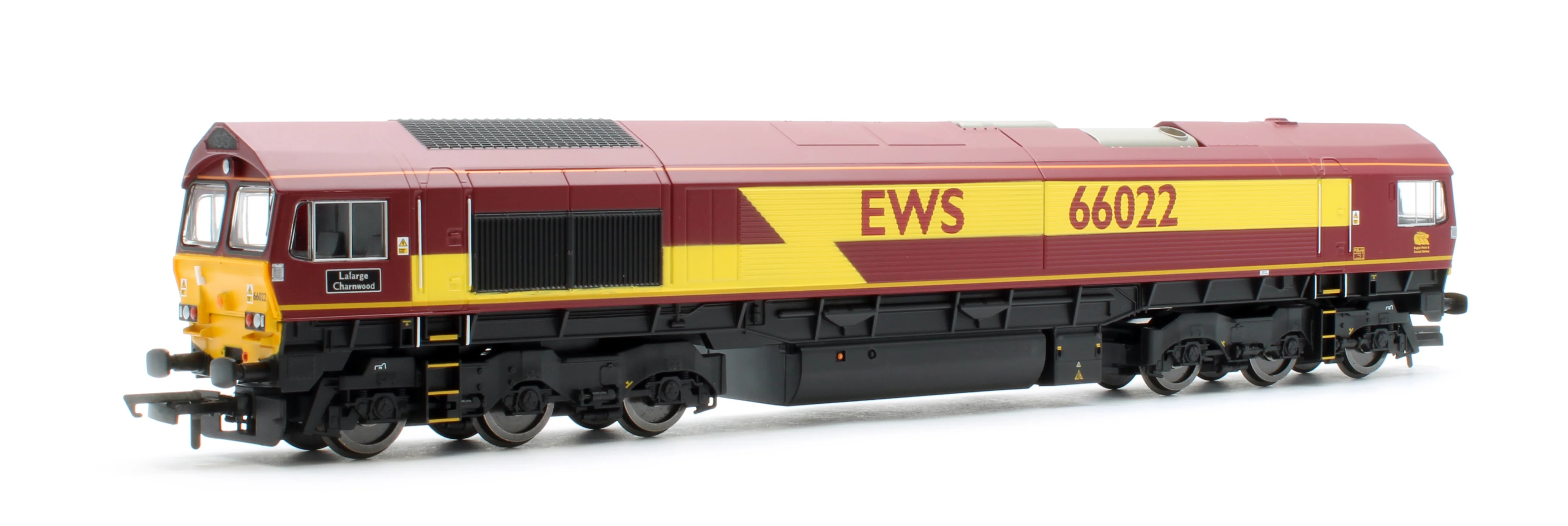 R30532TXS RailRoad Class 66 EWS 66022 'Lafarge Charnwood' Diesel Locomotive - DCC Sound - Image 3