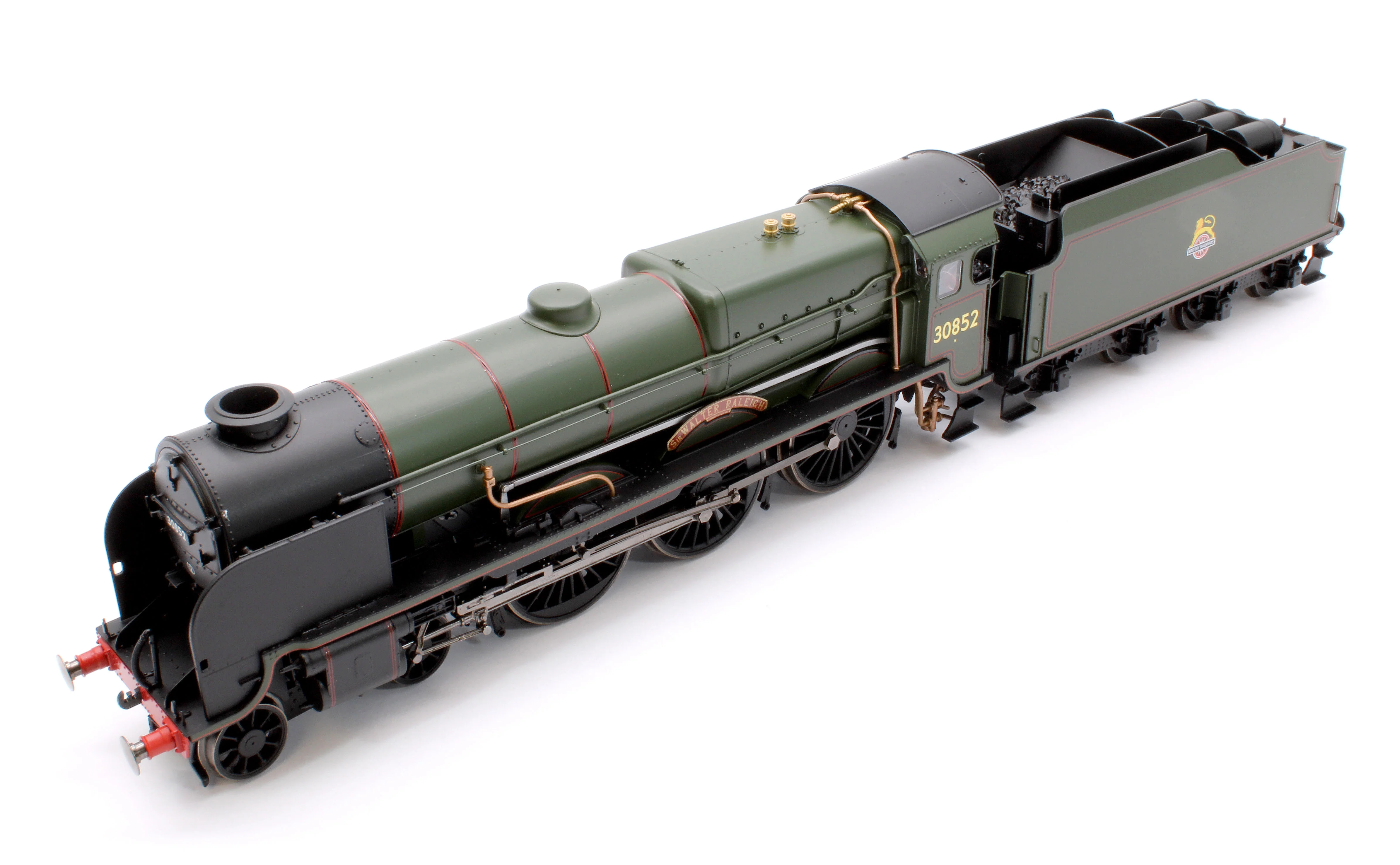 Lord Nelson Class 4-6-0 30852 'Sir Walter Raleigh' BR Green Early Emblem Steam Locomotive - Image 11