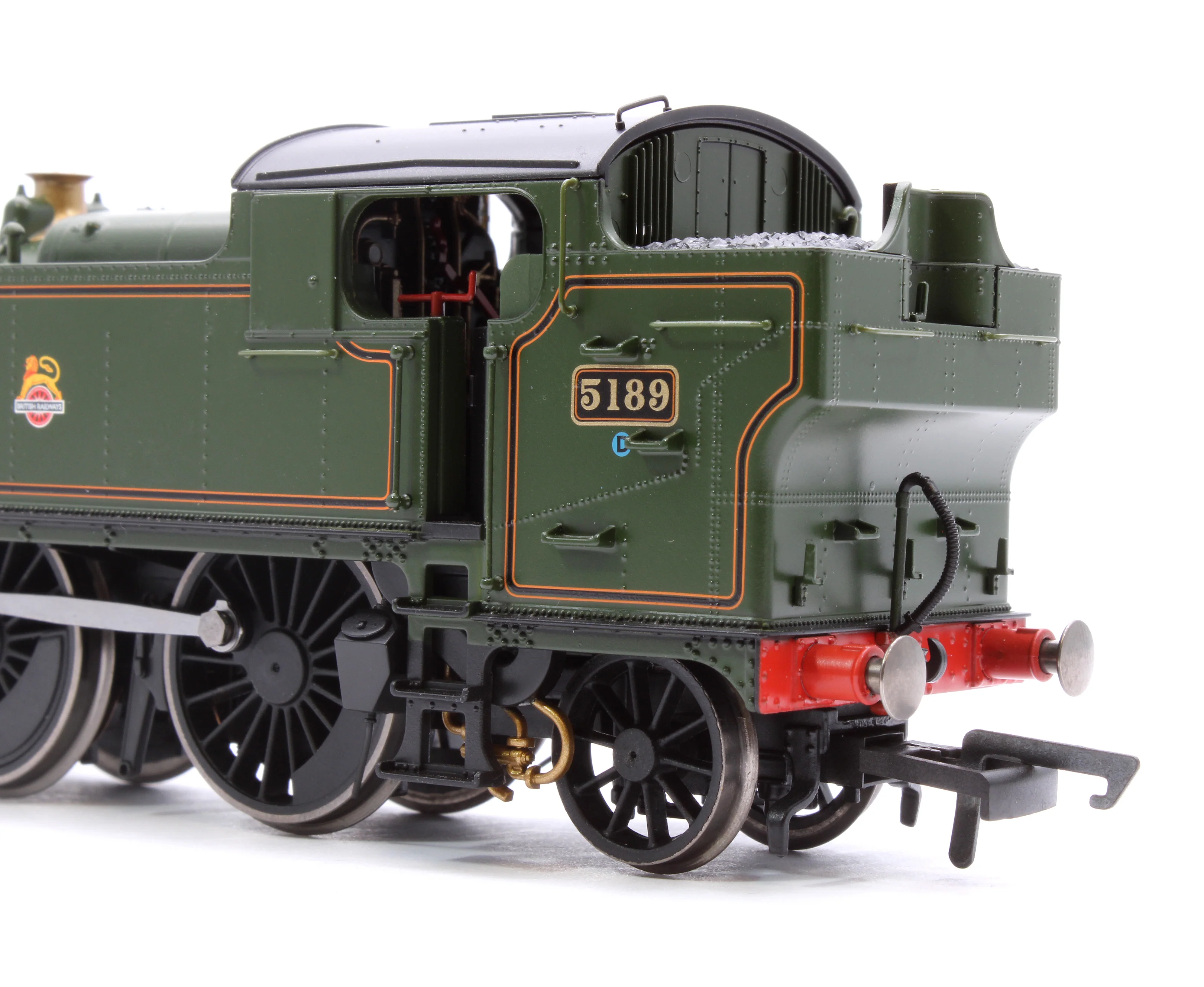 R3851 51XX Class 'Large Prairie', 2-6-2T 5189 BR Green Early Emblem Steam Locomotive - Image 7