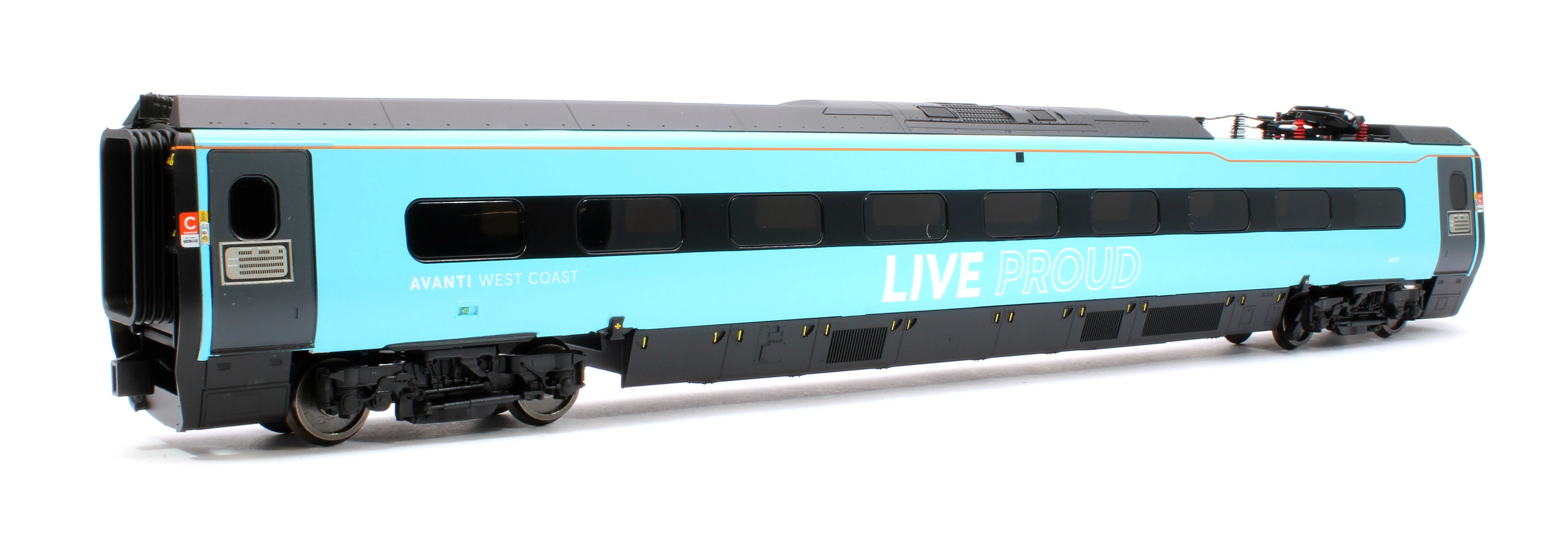 R40196 Pendolino Pantograph Standard Buffet (PTSRMB) Avanti West Coast Pride Livery 69819 - Image 3