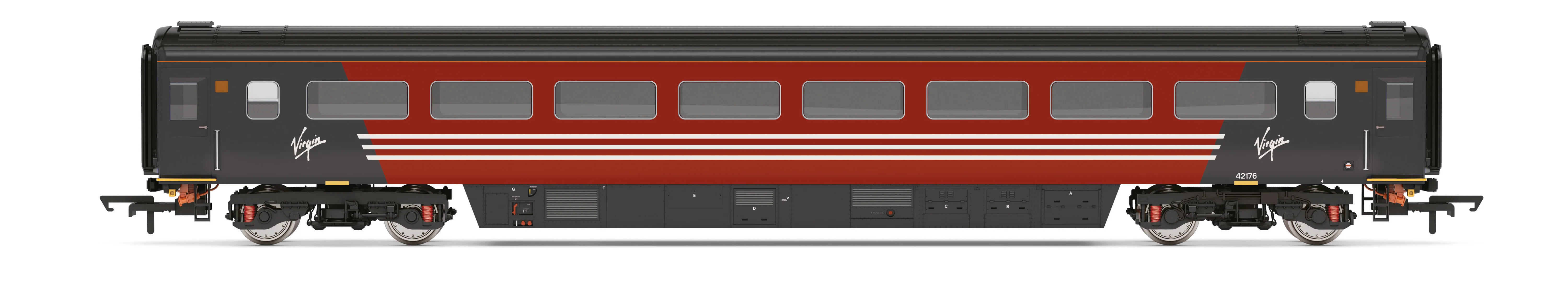 R40569 Virgin Mk3 4 Coach Pack (TS 42176, TS 42177, TS 42105 & TF 41059) - Image 4