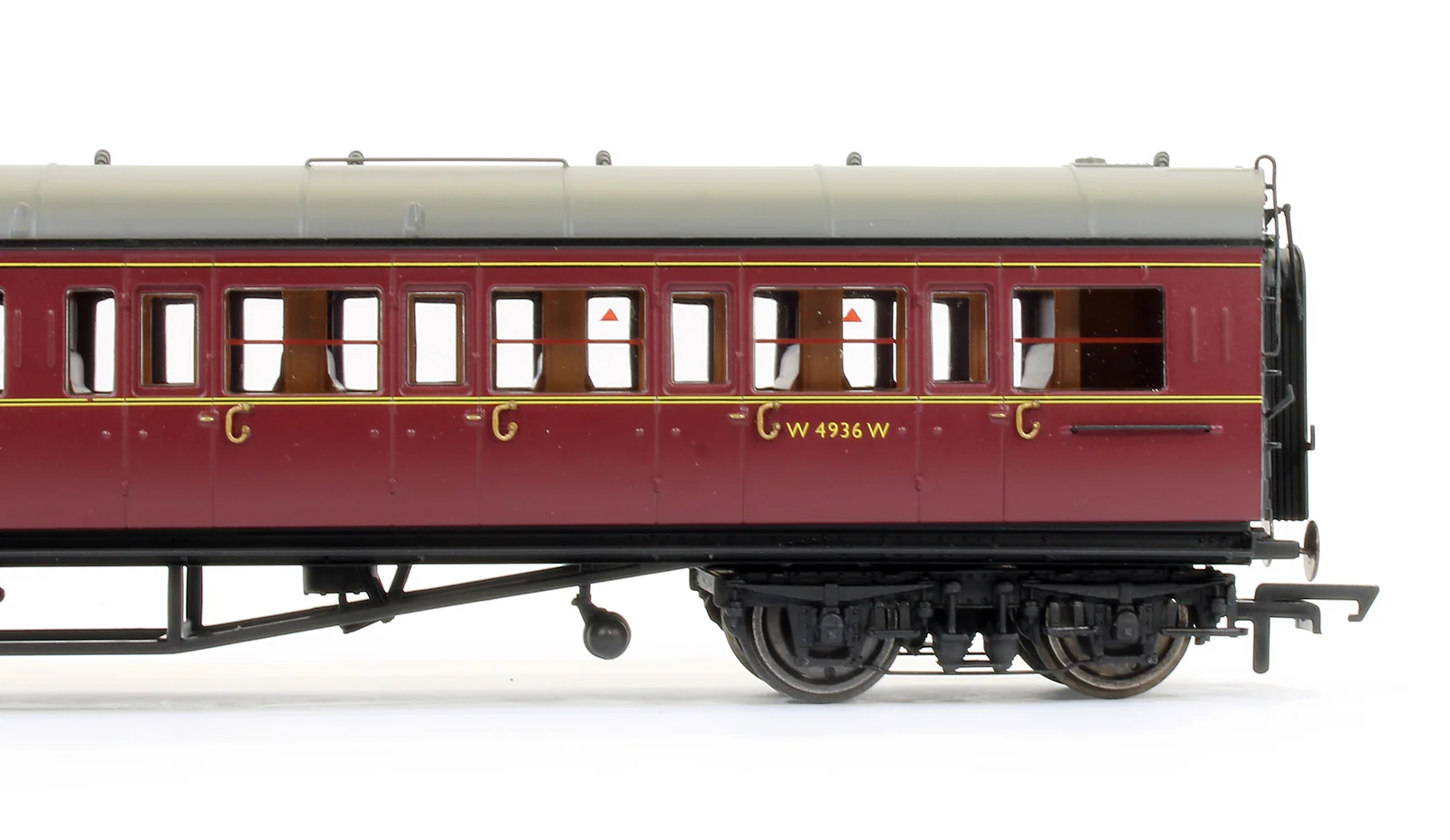 R4765 BR Maroon Collett Corridor Brake 3rd (LH) Coach 'W4936W' - Image 3