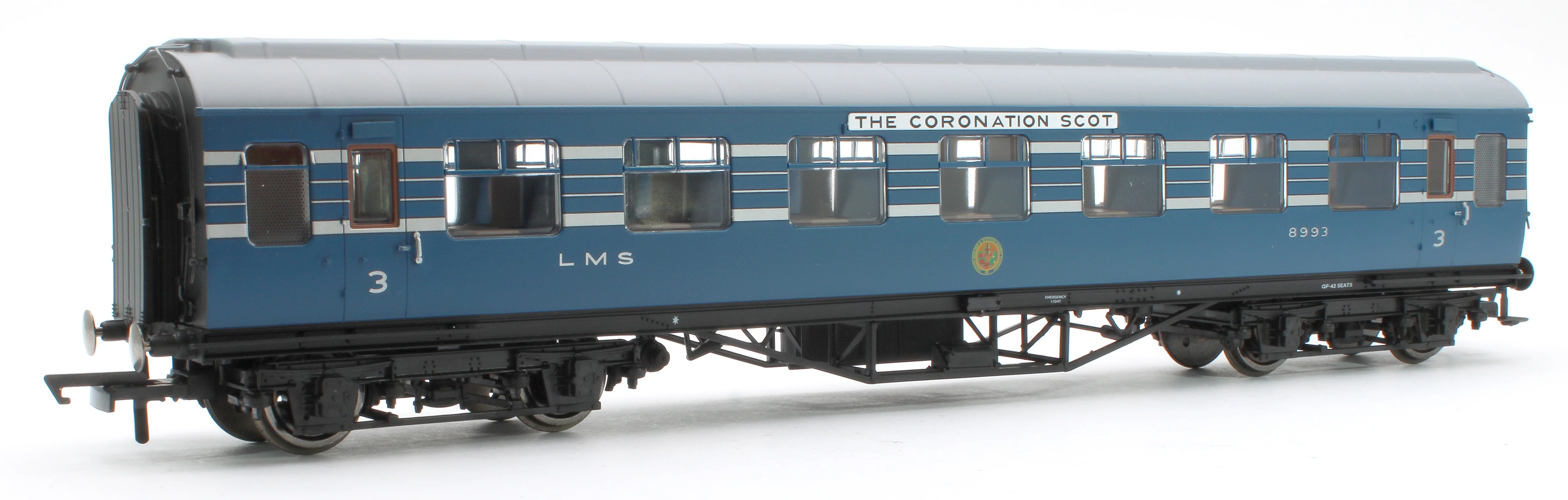 R4965A LMS Stanier Coronation Scot 57' No.8993 RTO Coach