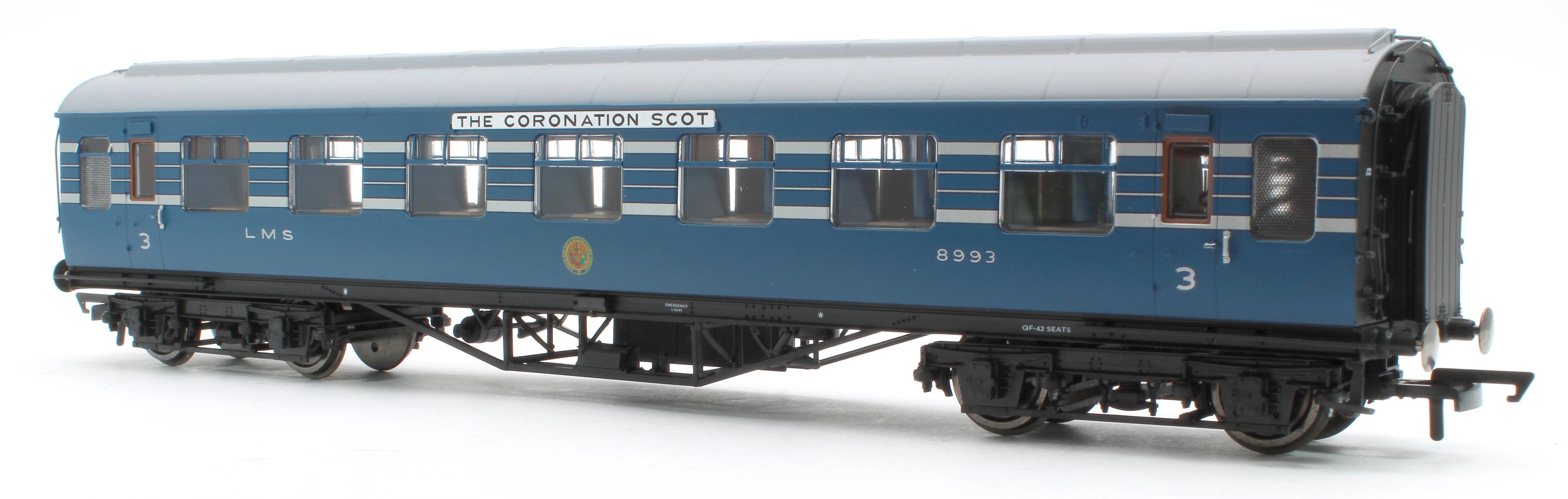 R4965A LMS Stanier Coronation Scot 57' No.8993 RTO Coach - Image 3