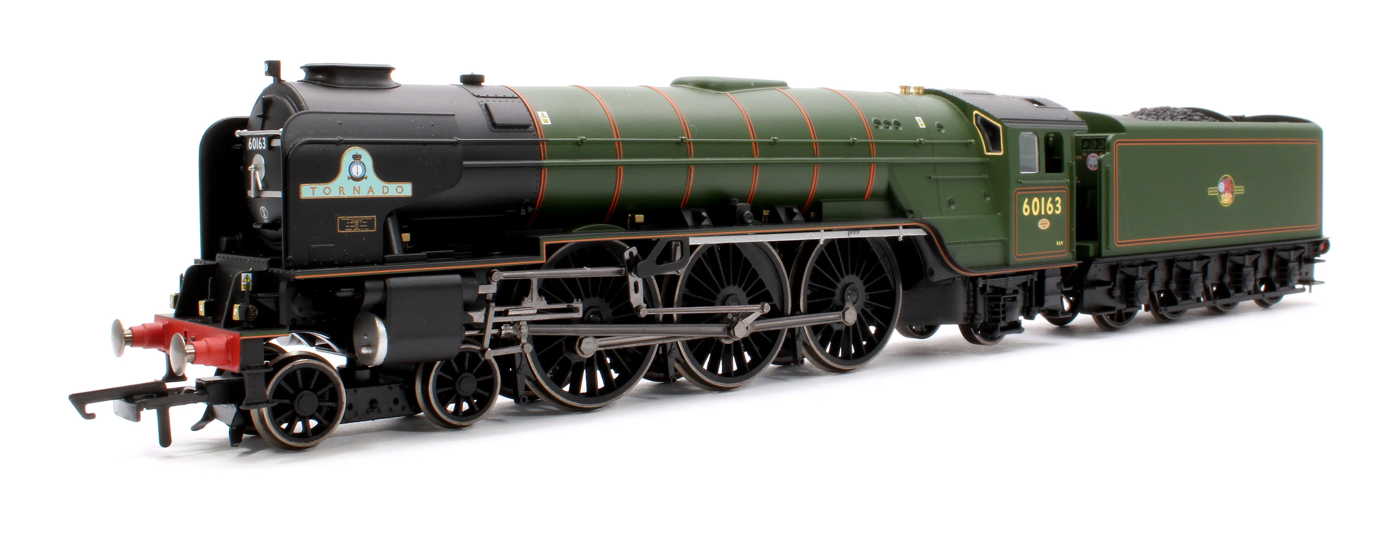R30086 RailRoad Plus Class A1 Peppercorn 4-6-2, 60163 ‘Tornado’ BR Green with Late Crest British Railways Steam Locomotive
