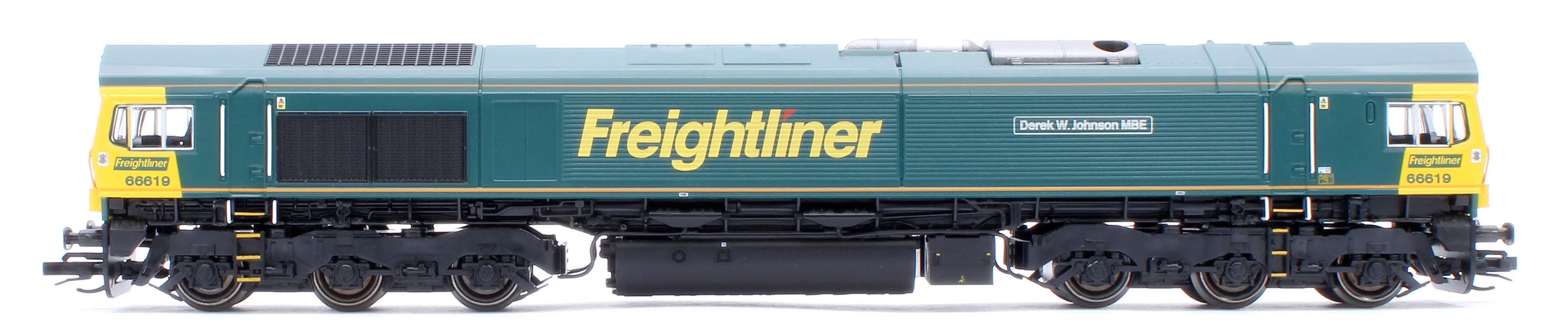 TT3031M Freightliner Class 66 Derek W Johnson MBE 66619 Diesel Locomotive - Image 2