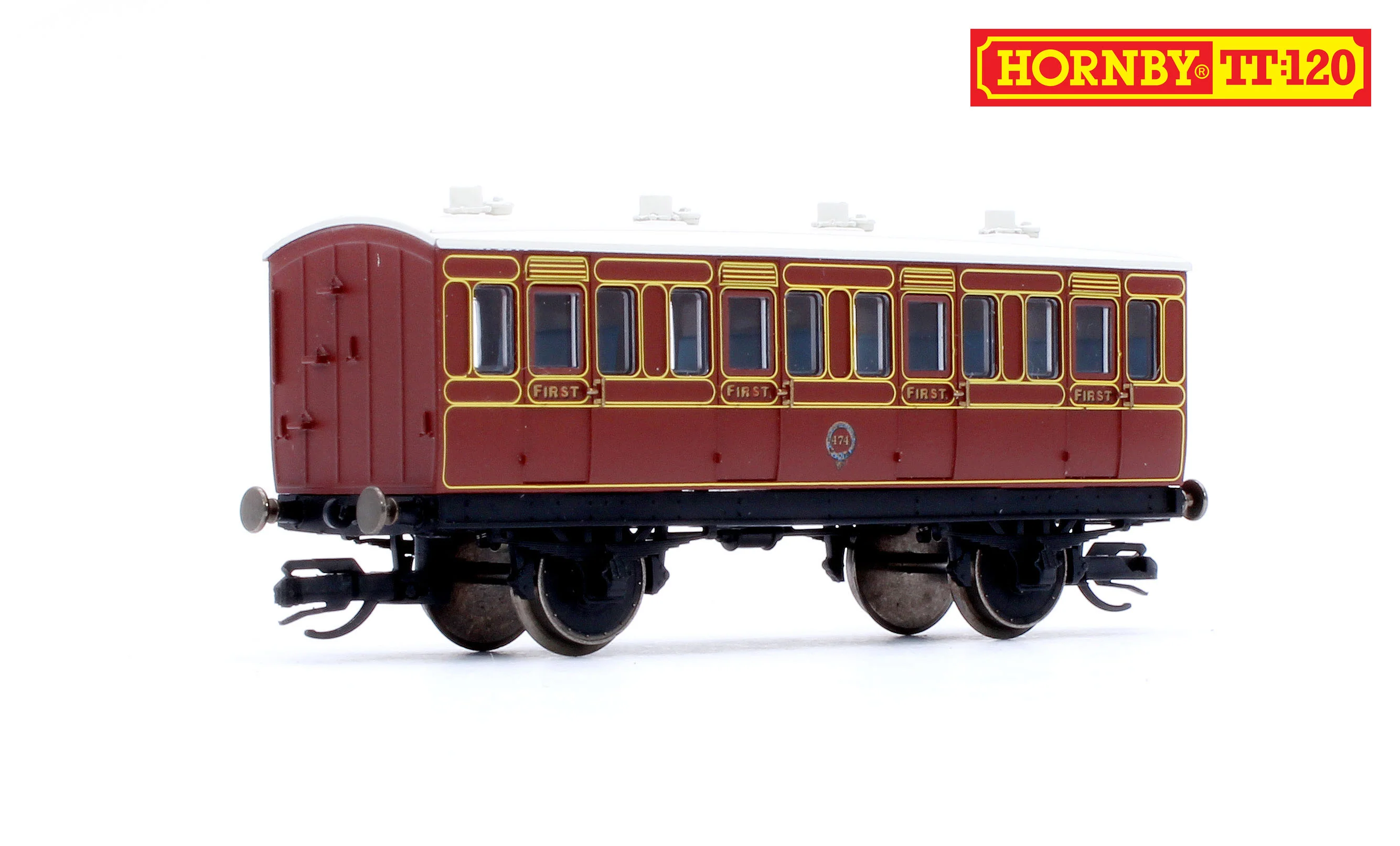 TT4055 LB&SCR 4 Wheel Coach 1st Class - Image 3