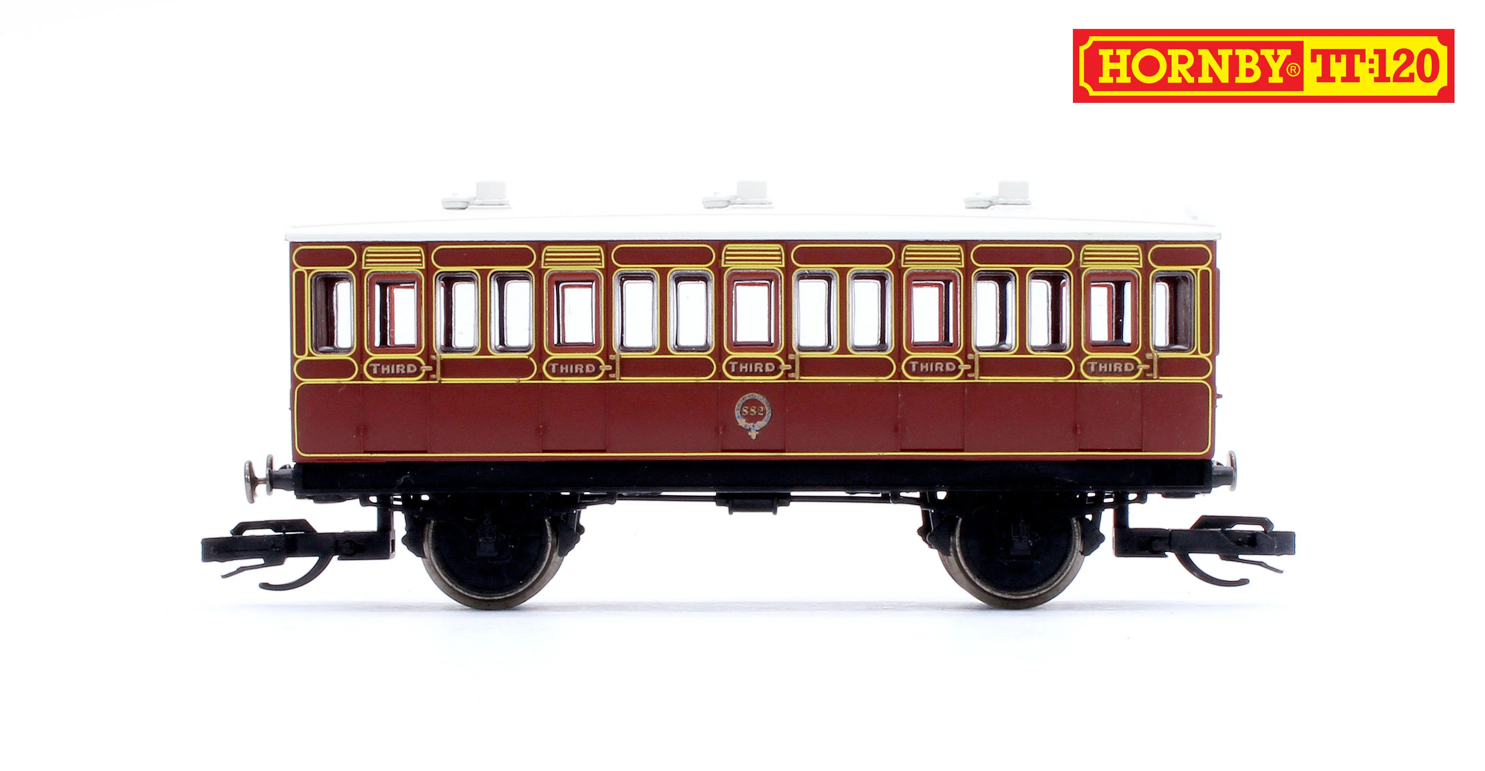 TT4056 LB&SCR 4 Wheel Coach 3rd Class - Image 2