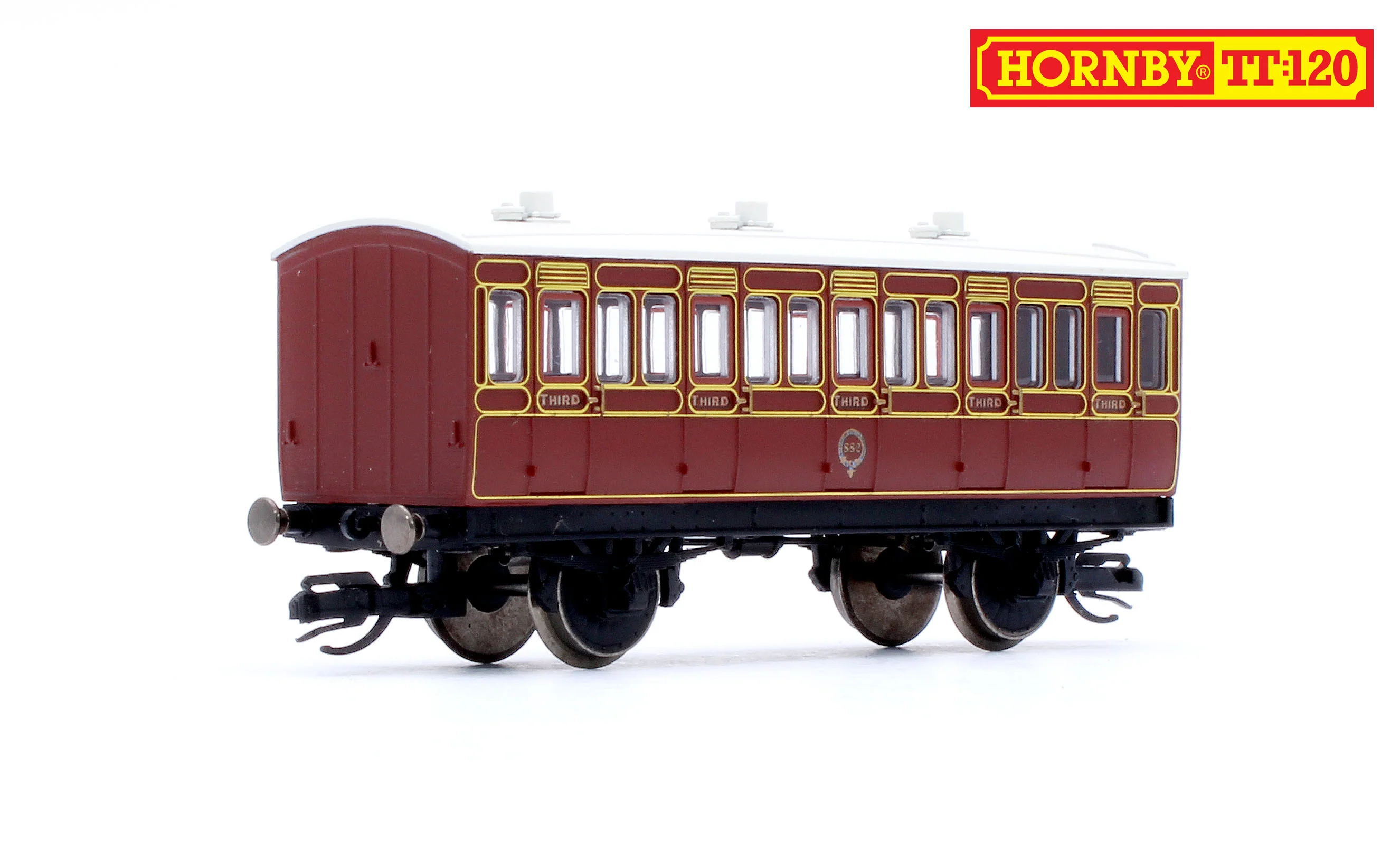 TT4056 LB&SCR 4 Wheel Coach 3rd Class - Image 3