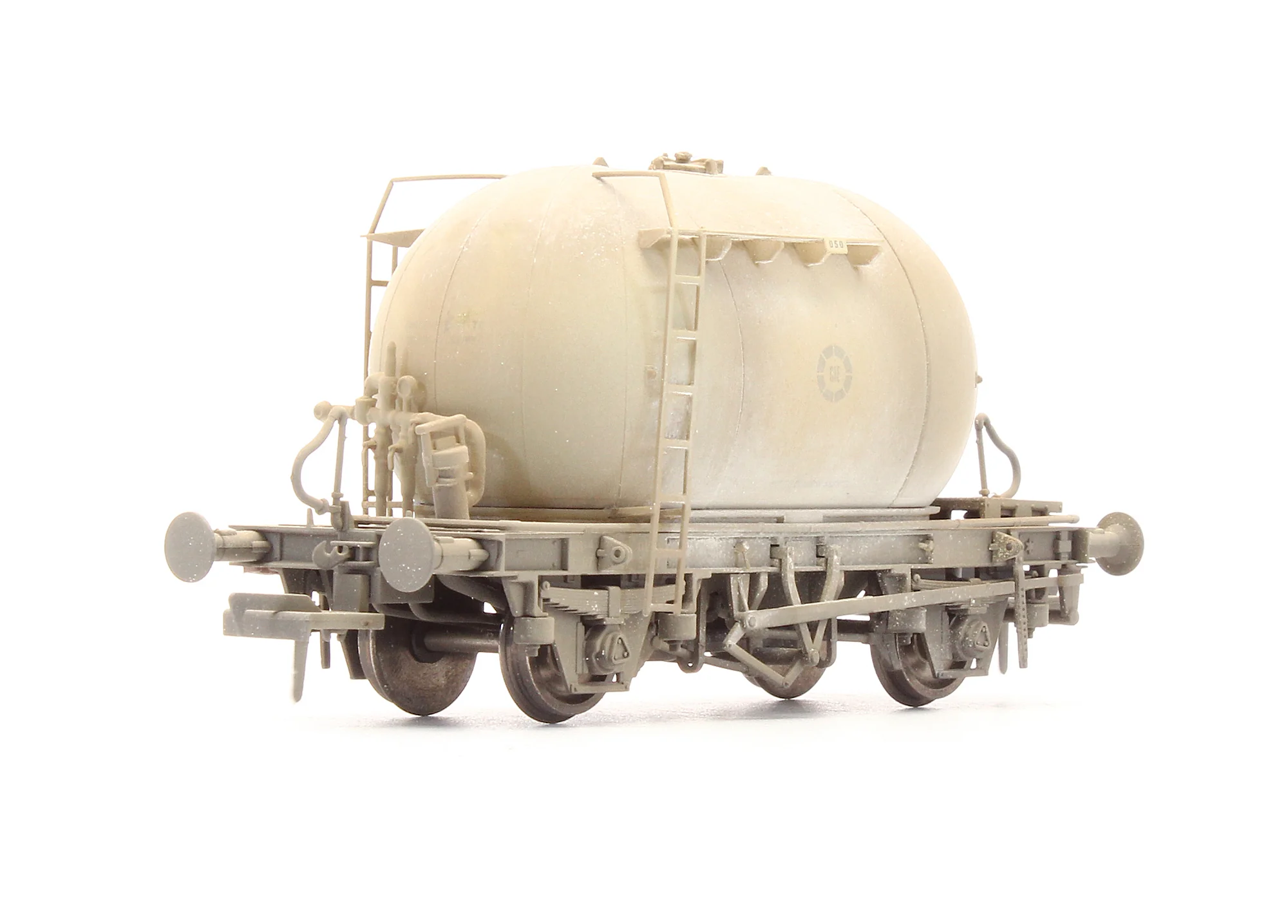 Pre-Owned IRM1012 CIE Bulk Cement Wagon - Ivory/Black - Set C - Custom Weathered - Image 3