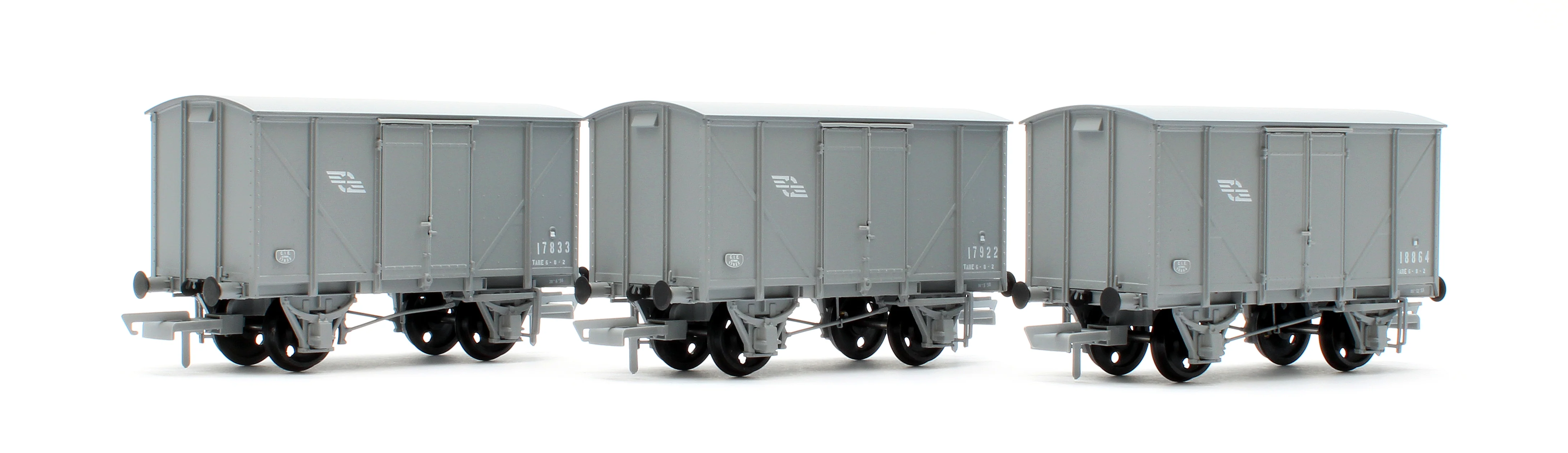 IRM1264 CIE Bulleid H Van - Grey (CIE Flying Snail era) - Pack 2