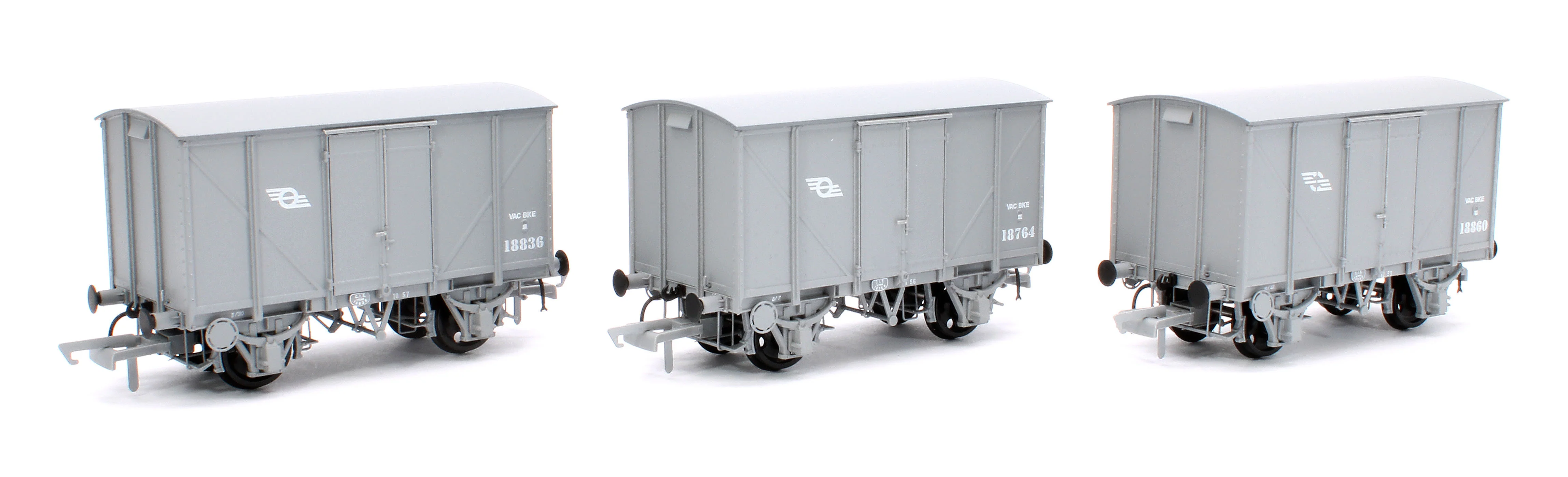 IRM1273 CIE Bulleid H Van - Grey (CIE Flying Snail era) - vacuum fitted - Pack 2