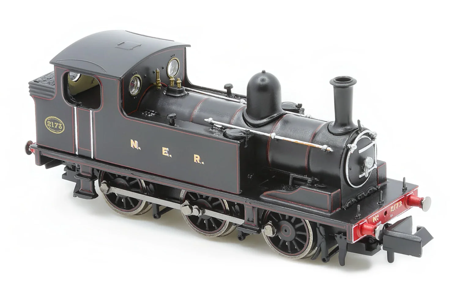 2S-022-001 J72 0-6-0 2173 NER Lined Black Steam Tank Locomotive - Image 2