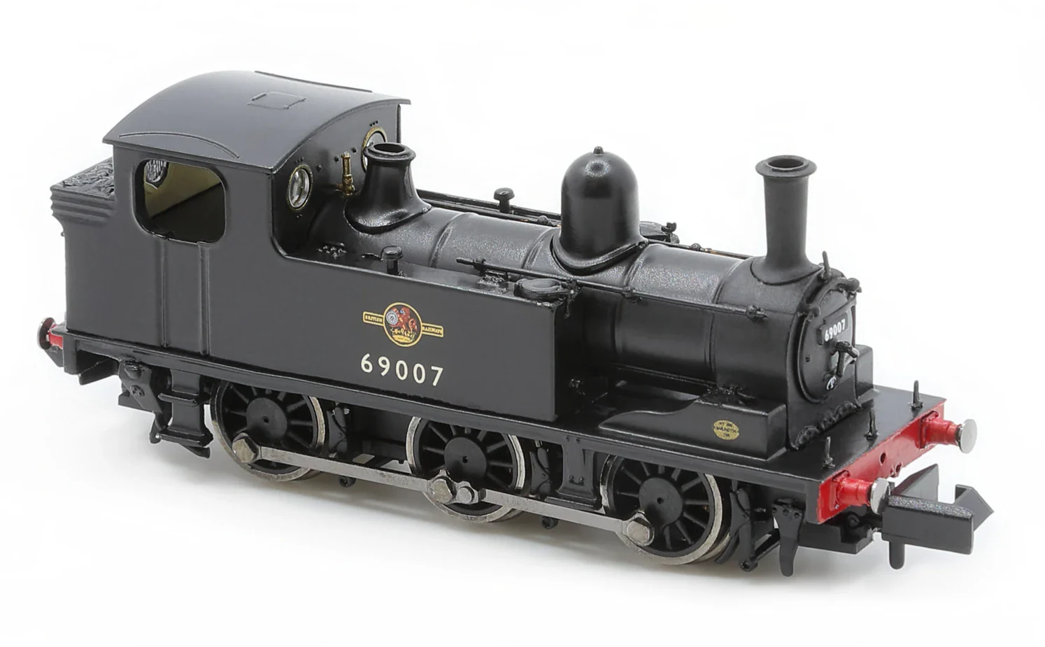 2S-022-006 J72 0-6-0 69007 BR Black Late Crest Steam Tank Locomotive