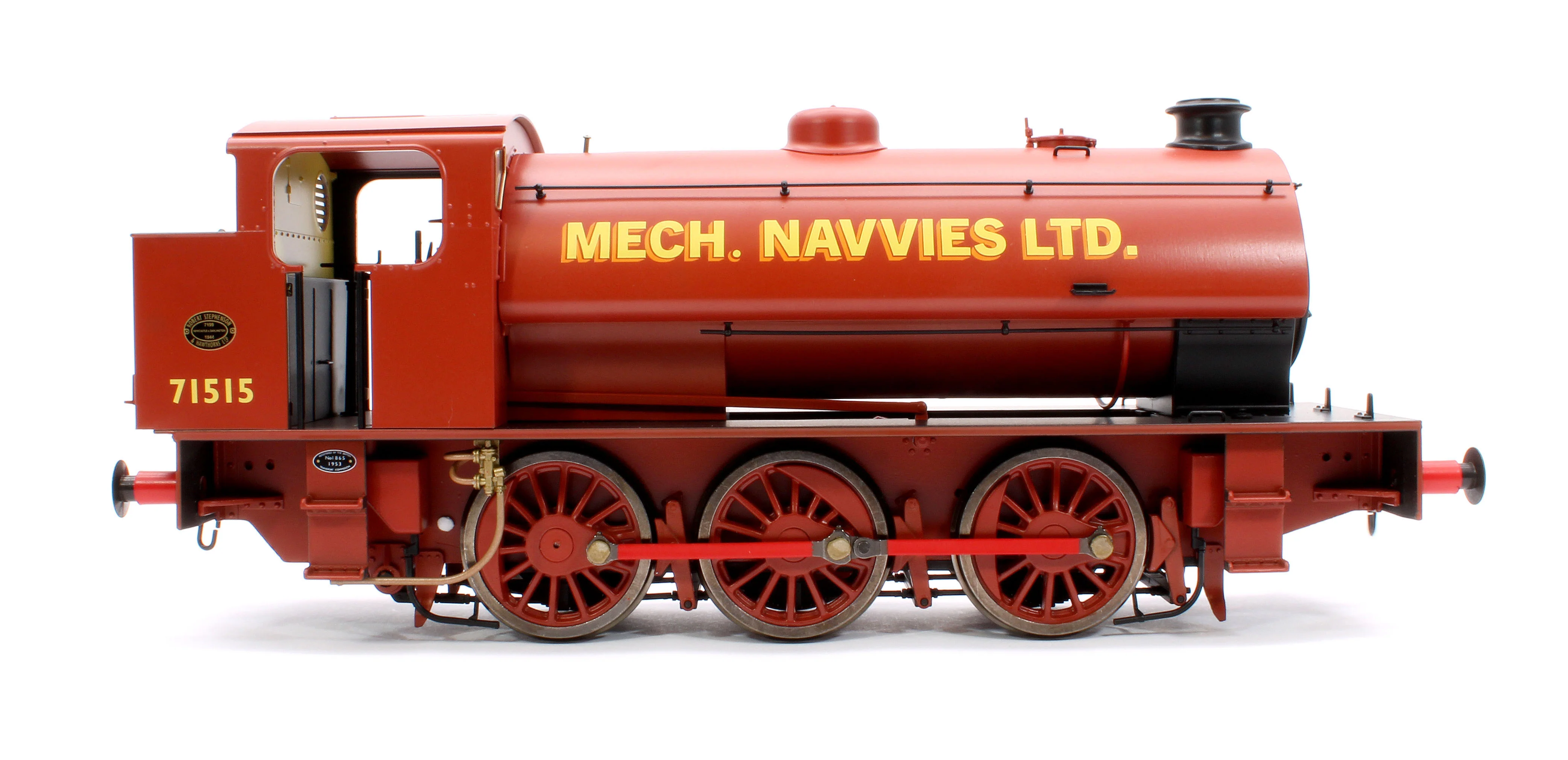 7S-094-009S J94 Austerity Mech Navvies Red 71515 0-6-0 locomotive - Sound Fitted - Image 6