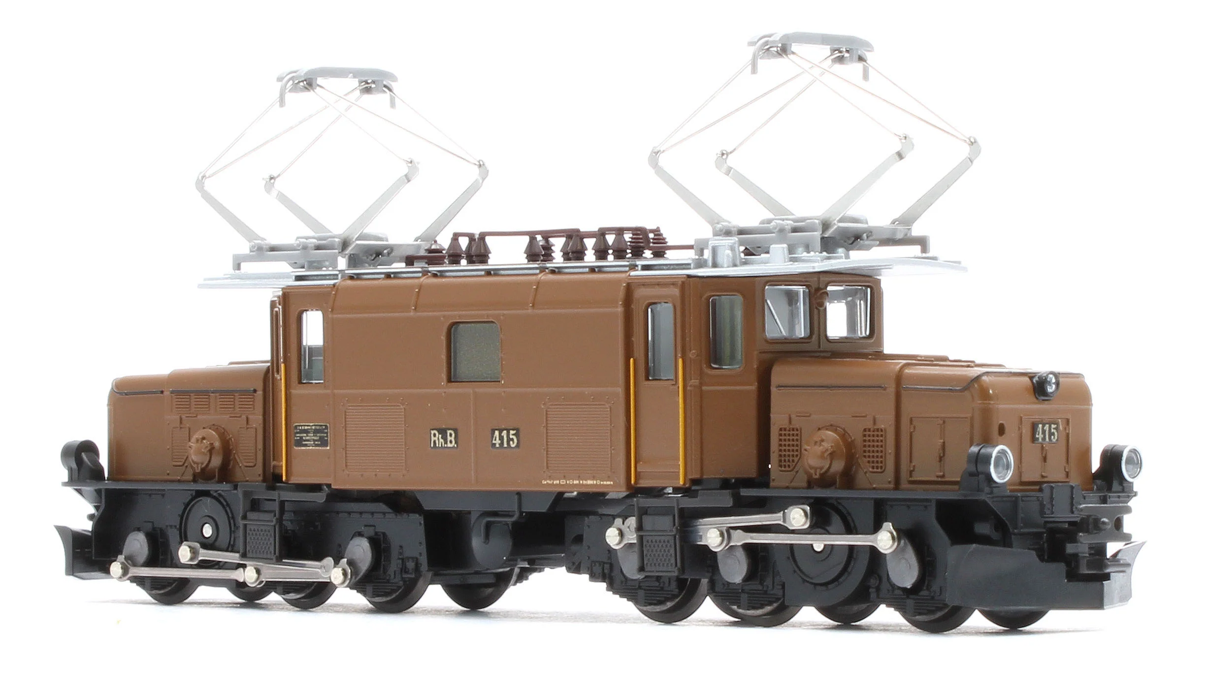 10-1987 RhB Ge6/6 I 415 Crocodile Electric Passenger Train Pack IV - Image 7