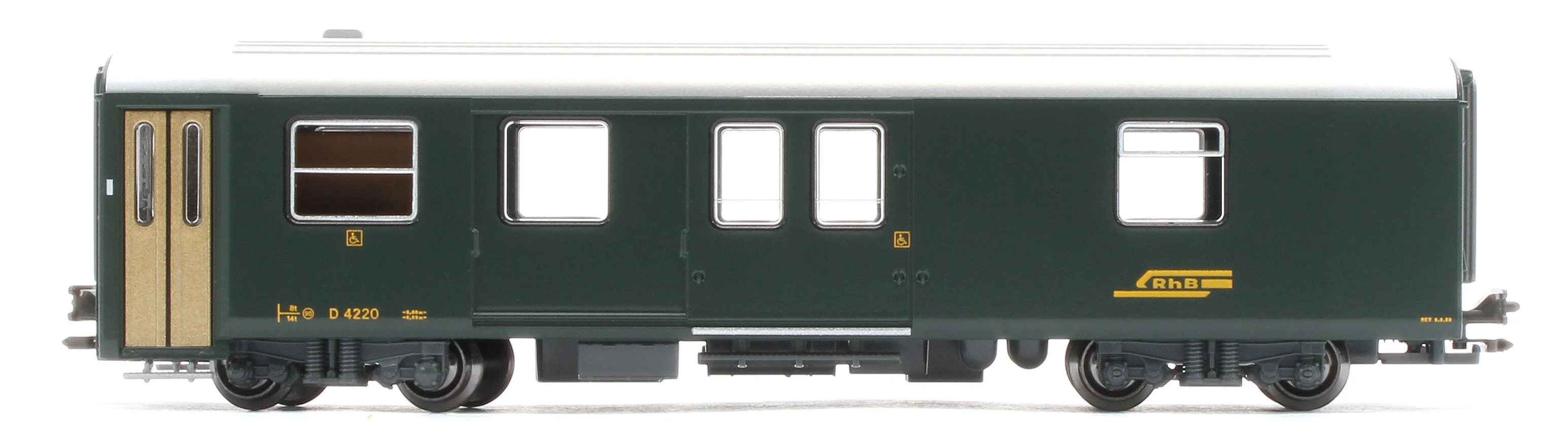 10-1987 RhB Ge6/6 I 415 Crocodile Electric Passenger Train Pack IV - Image 9