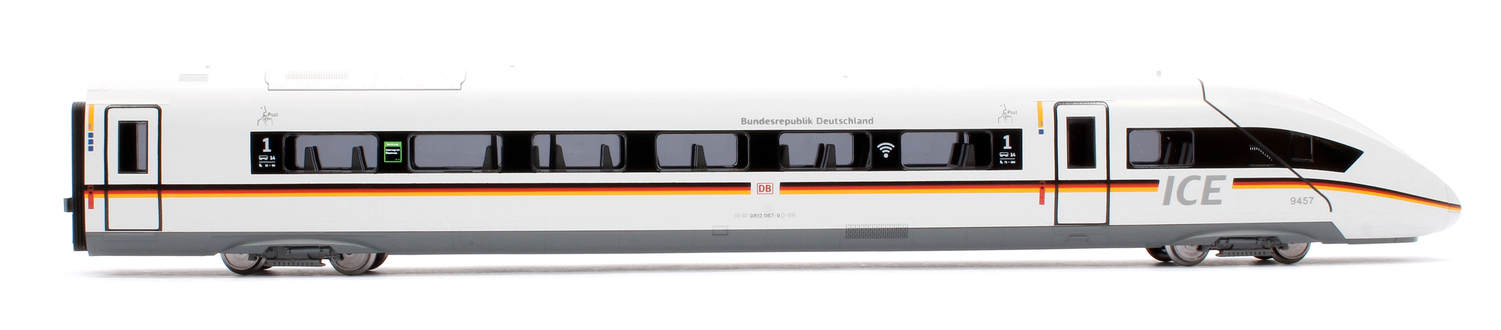 10-2024 45566 DBAG BR412 057 ICE4 German Stripe EMU 7 Car Powered Set VI - Image 15