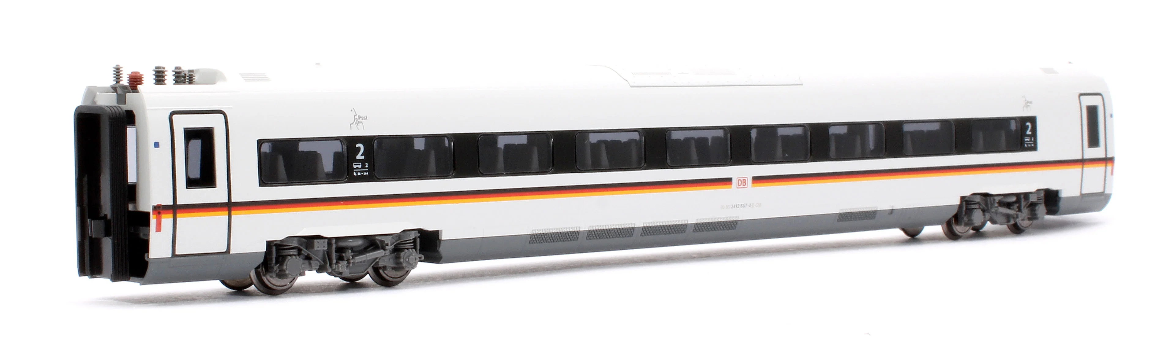 10-2024 45566 DBAG BR412 057 ICE4 German Stripe EMU 7 Car Powered Set VI - Image 4