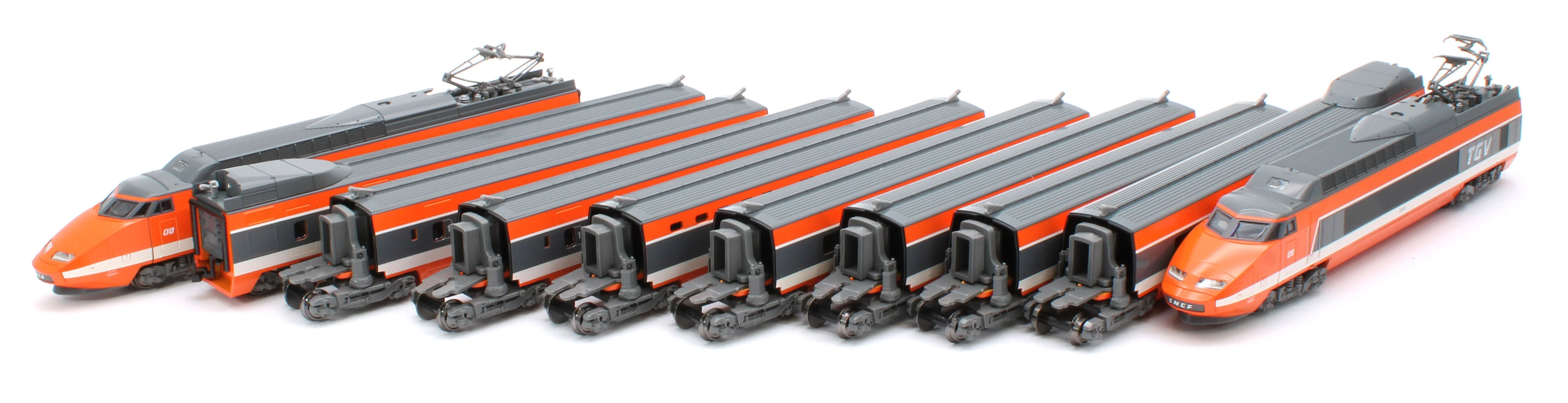 10-2134 85742 SNCF TGV Sud-Est 10 Car Special Edition Set IV
