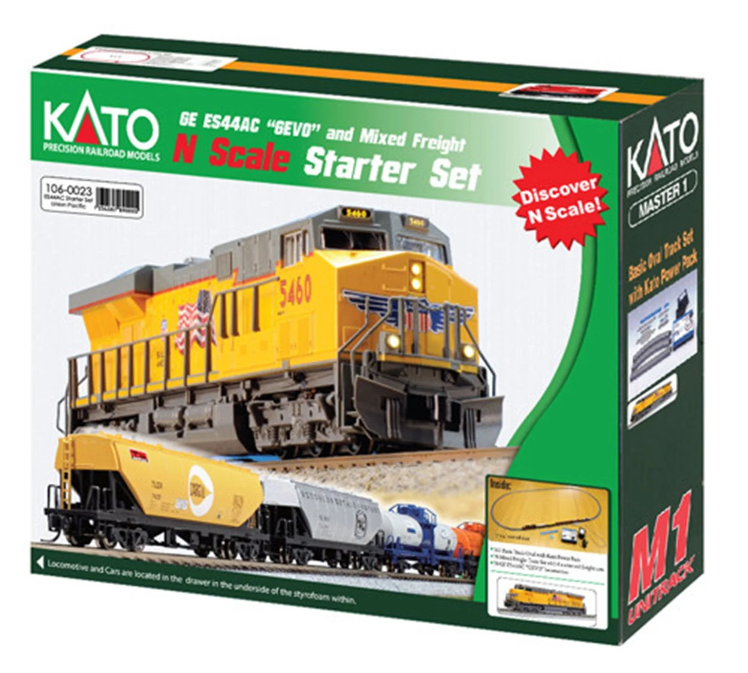 106-0023 Union Pacific GE ESS44AC Freight Starter Train Set