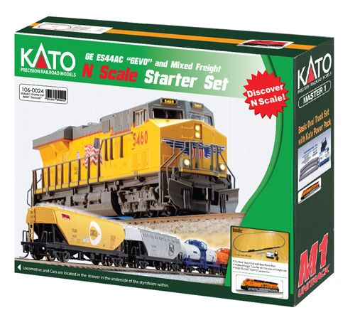 106-0024 BNSF Swoosh GE ESS44AC Freight Train Set