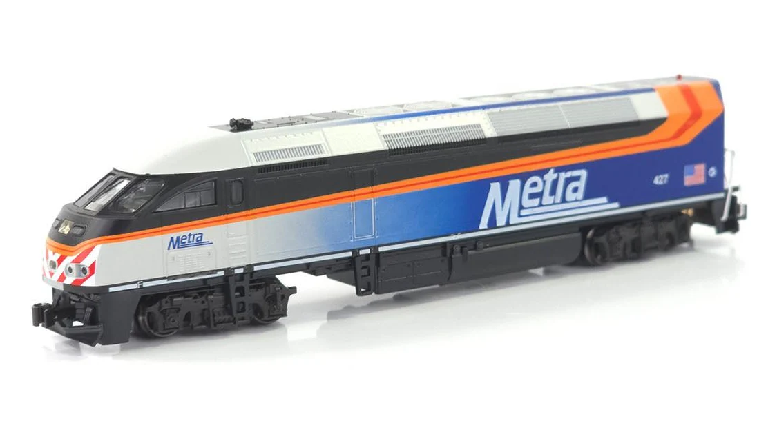 106-8701-DCC MP36PH Chicago Metra Bi-Level Train Pack - DCC-Fitted - Image 2