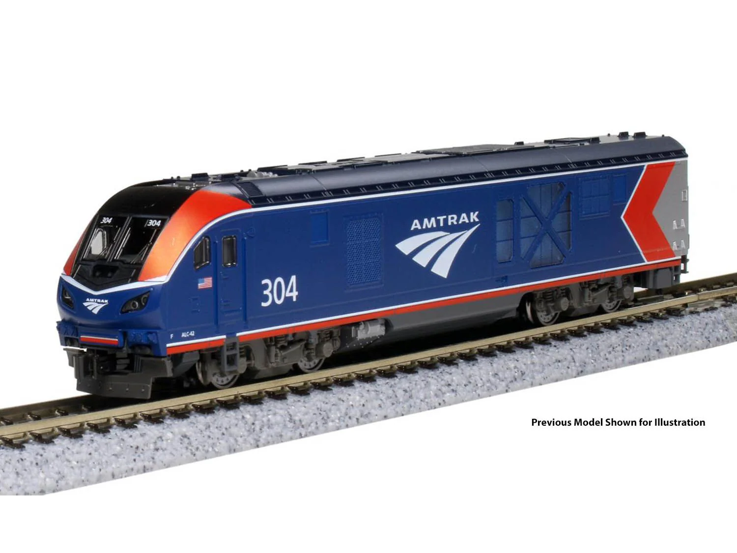 176-6054-DCC ALC-42 Charger Loco Amtrak PhVII 312 - DCC-Fitted