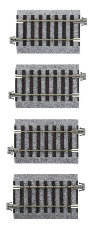 2-105 Unitrack (S60) Straight Track 60mm 4pcs