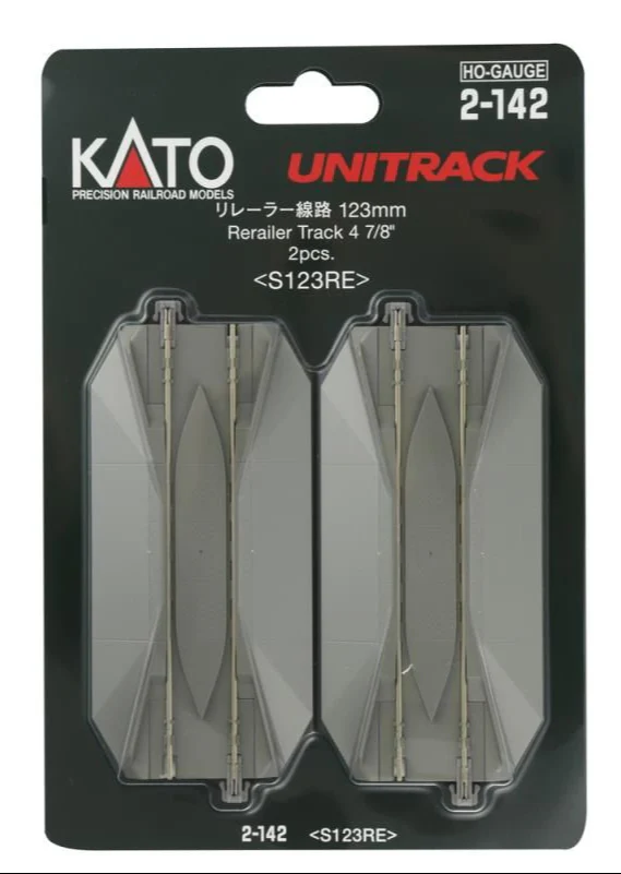 2-142 Unitrack (S123RE) Straight Rerailer Track 123mm 2pcs - Image 4