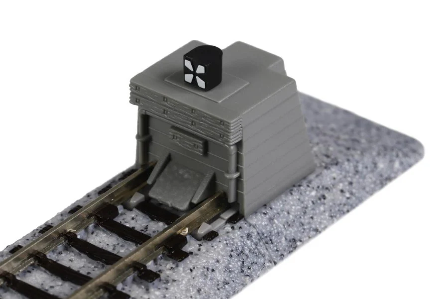 20-046 Kato 20-046 Ground Level Buffer Stop (Brick) on 62mm Straight (2) - Image 3