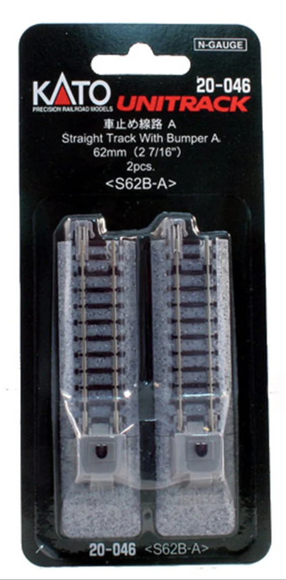 20-046 Kato 20-046 Ground Level Buffer Stop (Brick) on 62mm Straight (2) - Image 4