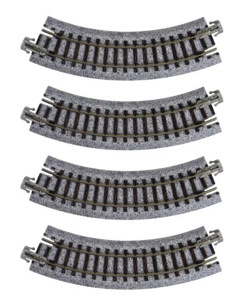20-176 Unitrack Compact (R117-45) Curved Track 45 Degree 4pcs