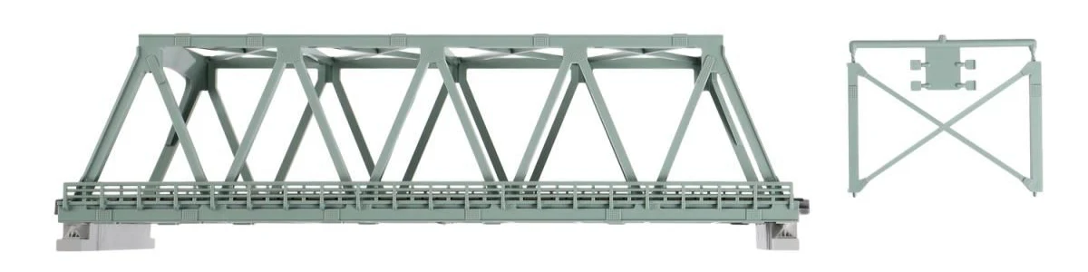 20-439 Unitrack (WS248T) Dual Straight Truss Girder Bridge Green