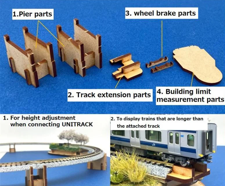 24-052 Mini Diorama Base Curve R183mm Kit with Track - Image 4