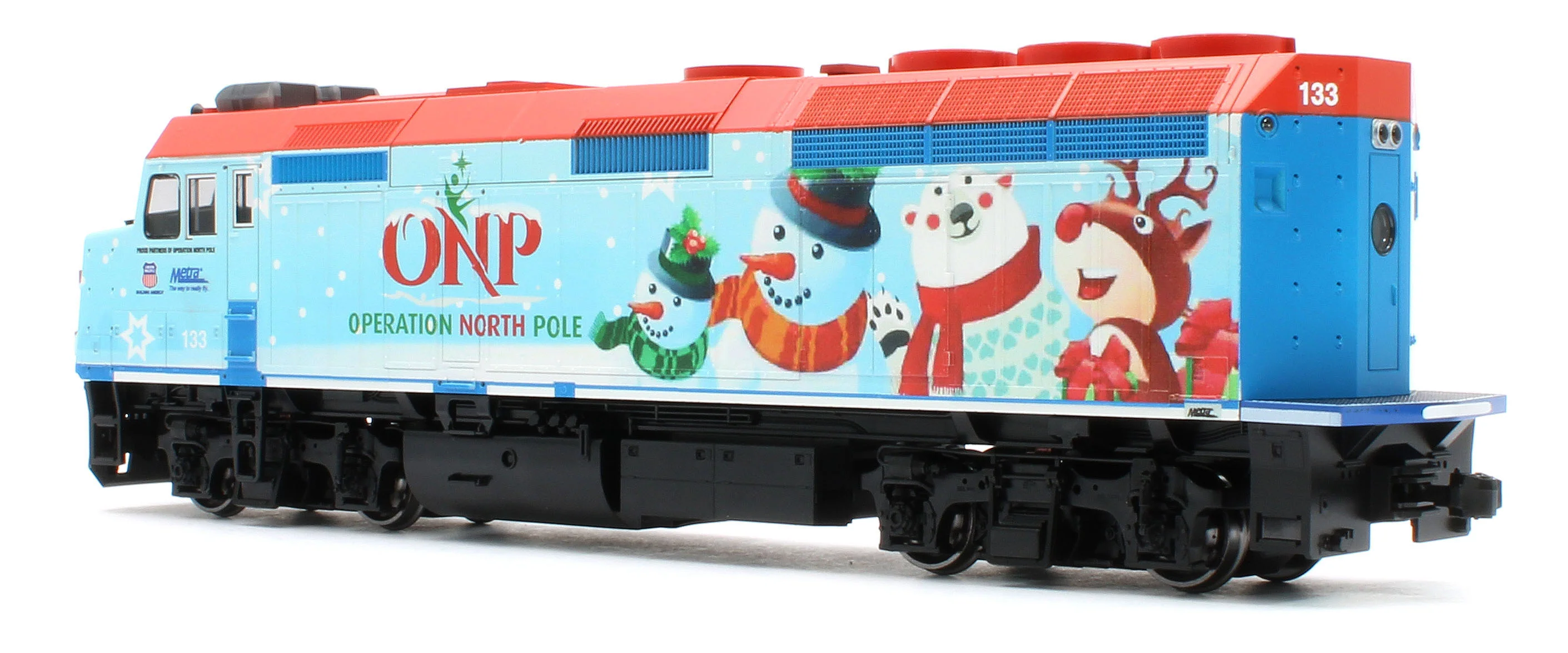 37-2016-DCC EMD F40PH ONP Christmas Train 2016 - DCC-Fitted - Image 3