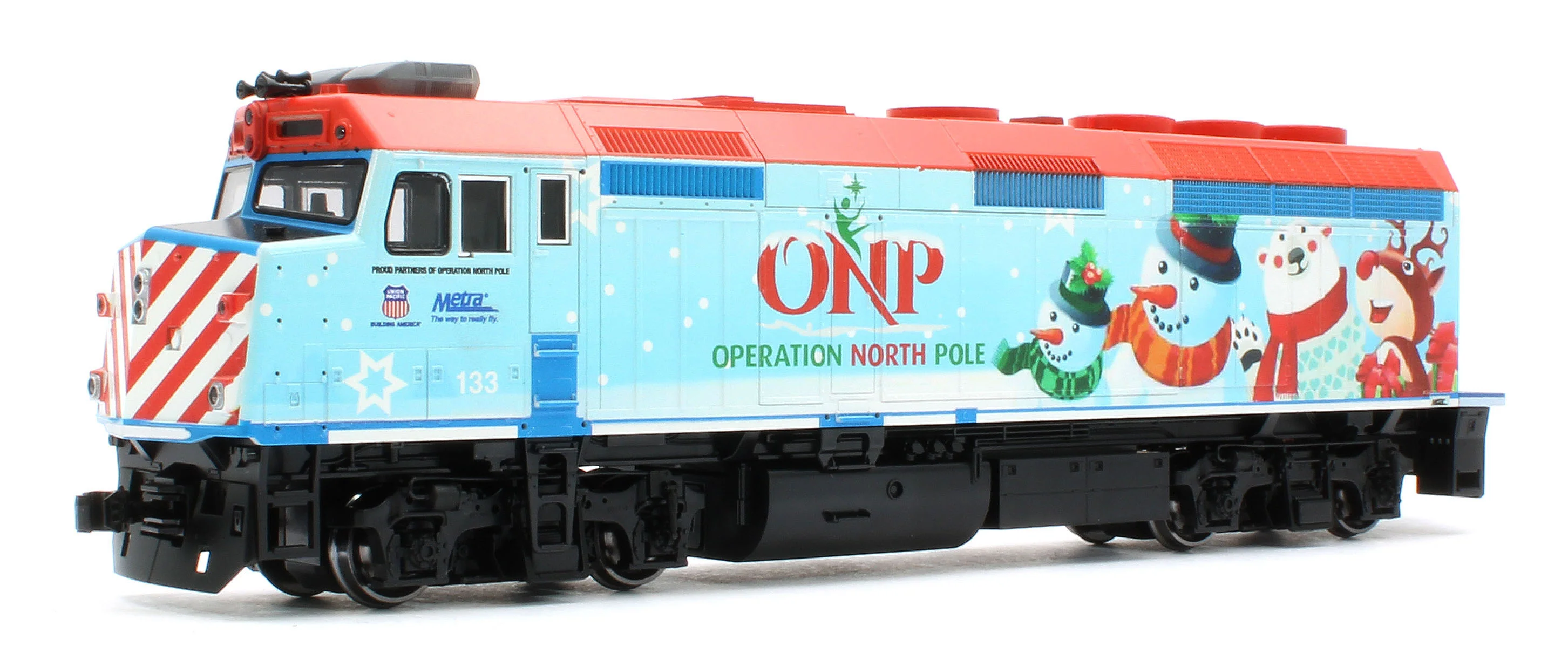 37-2016 EMD F40PH ONP Christmas Train 2016