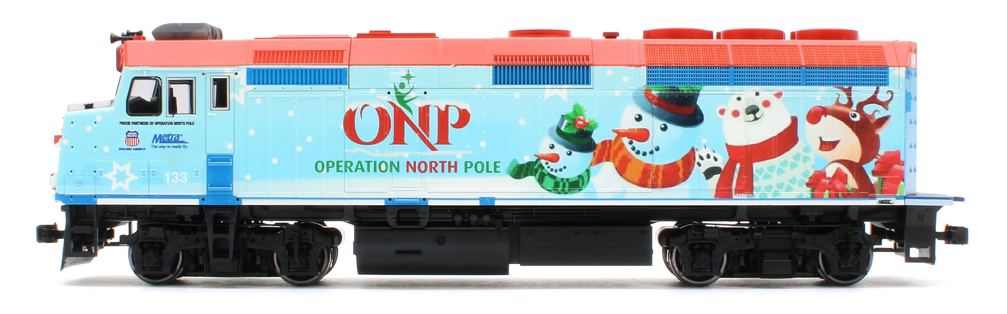 37-2016 EMD F40PH ONP Christmas Train 2016 - Image 2