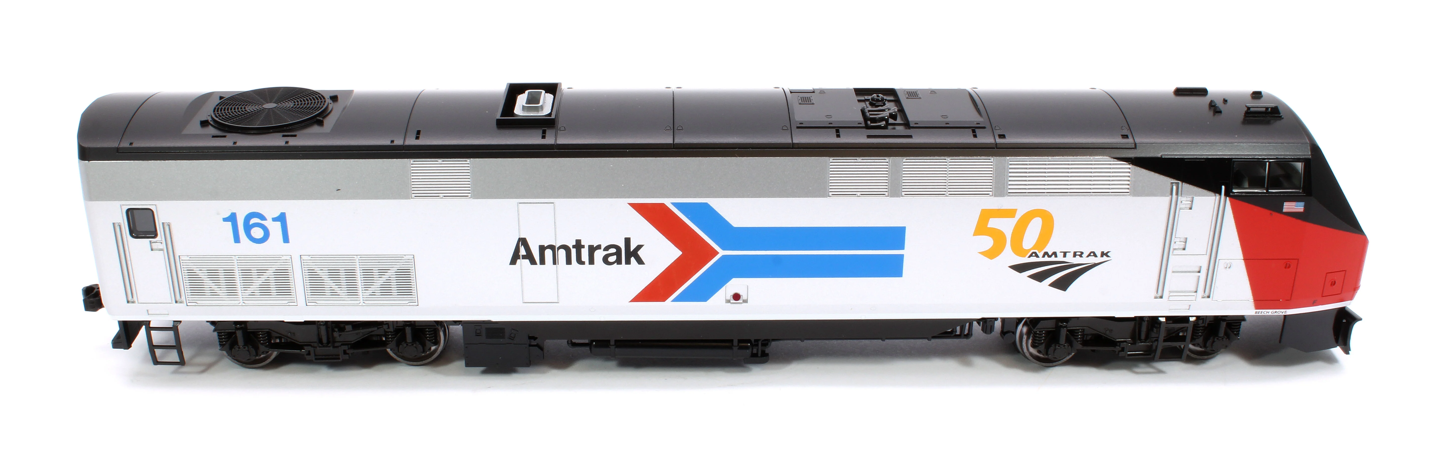 37-6114-LS P42 Genesis Amtrak 161 w/Anniversary Logo PhI - DCC-Sound - Image 9