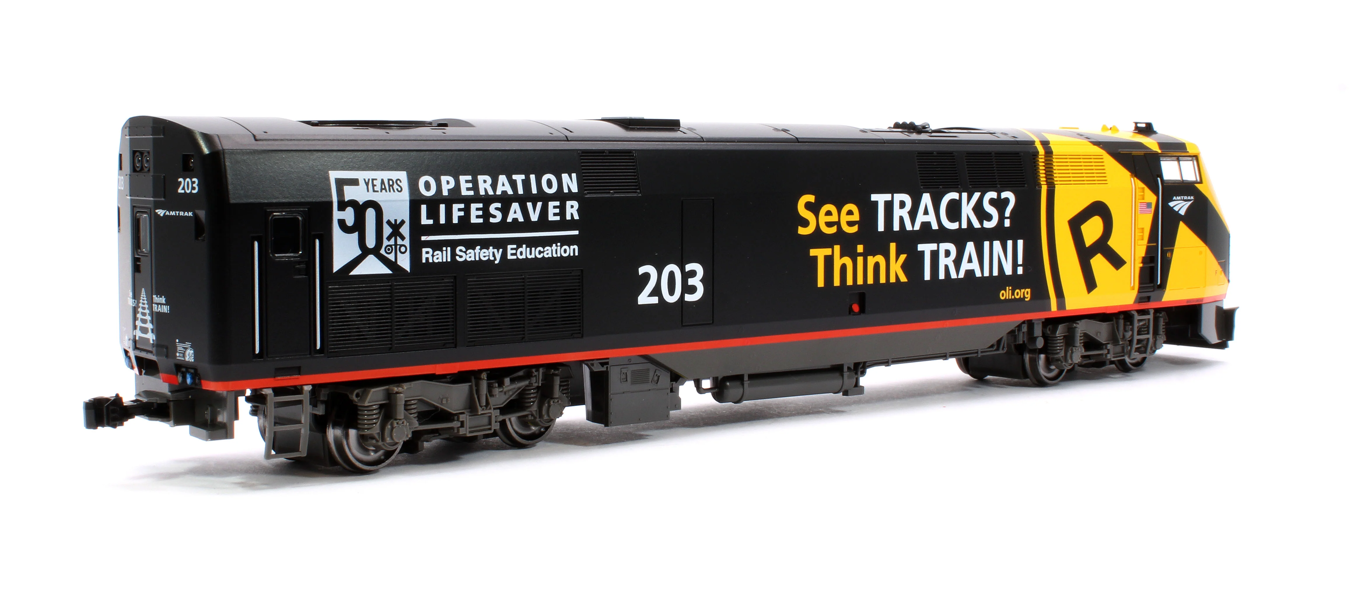 37-6119 P42 Genesis Amtrak 'Operation Lifesaver' No.203 Diesel Locomotive - Image 3