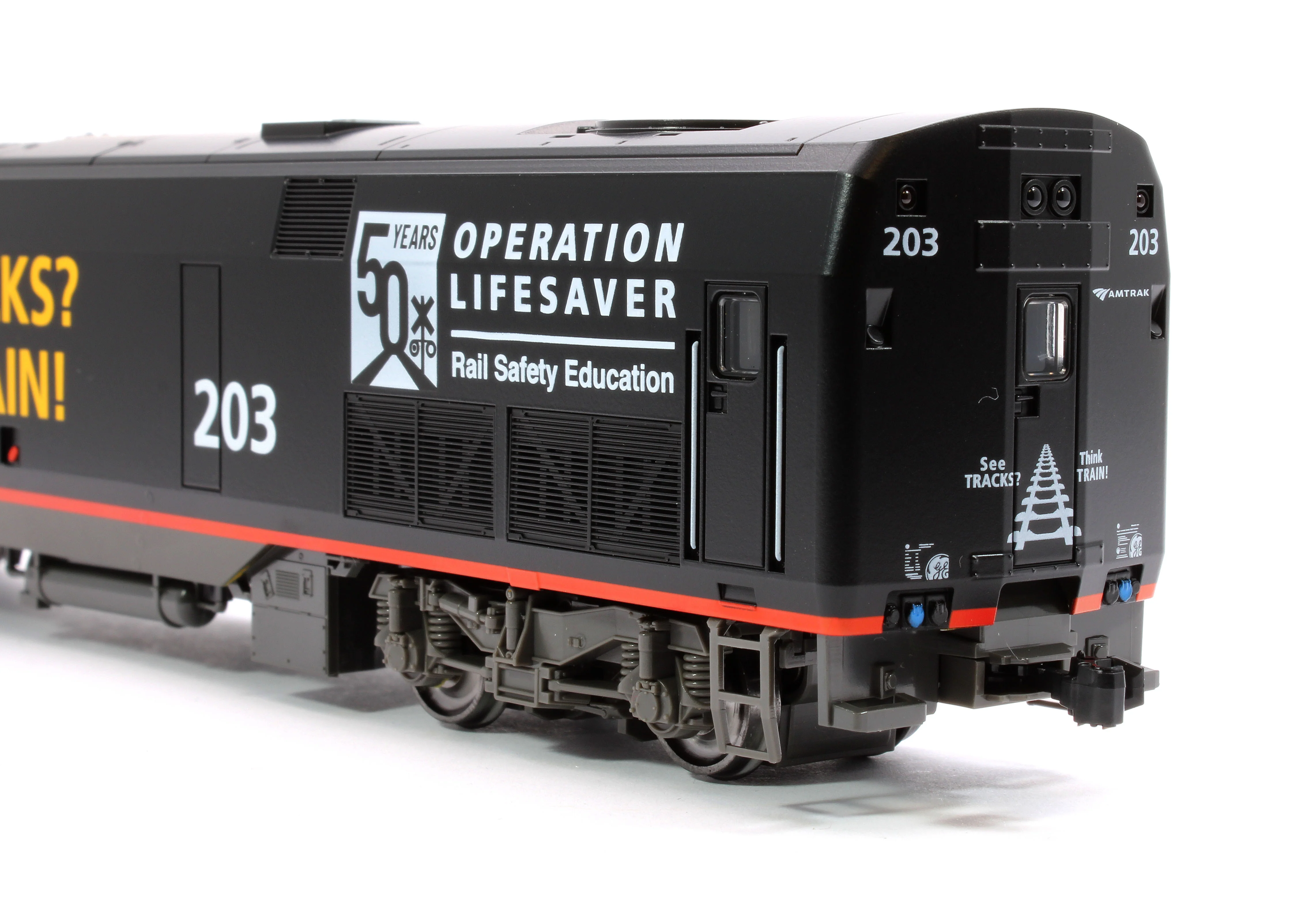 37-6119 P42 Genesis Amtrak 'Operation Lifesaver' No.203 Diesel Locomotive - Image 7