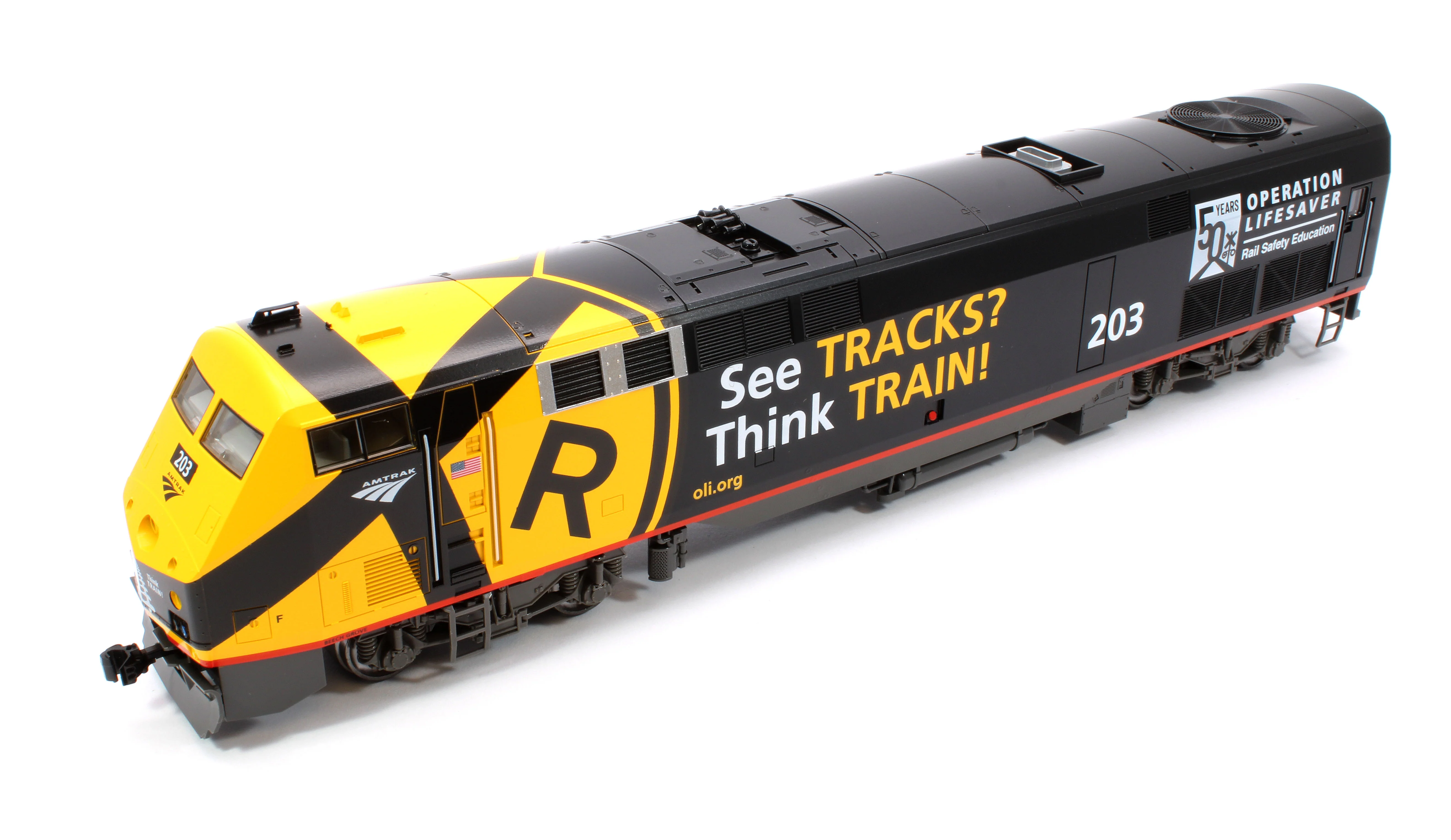 37-6119 P42 Genesis Amtrak 'Operation Lifesaver' No.203 Diesel Locomotive - Image 8