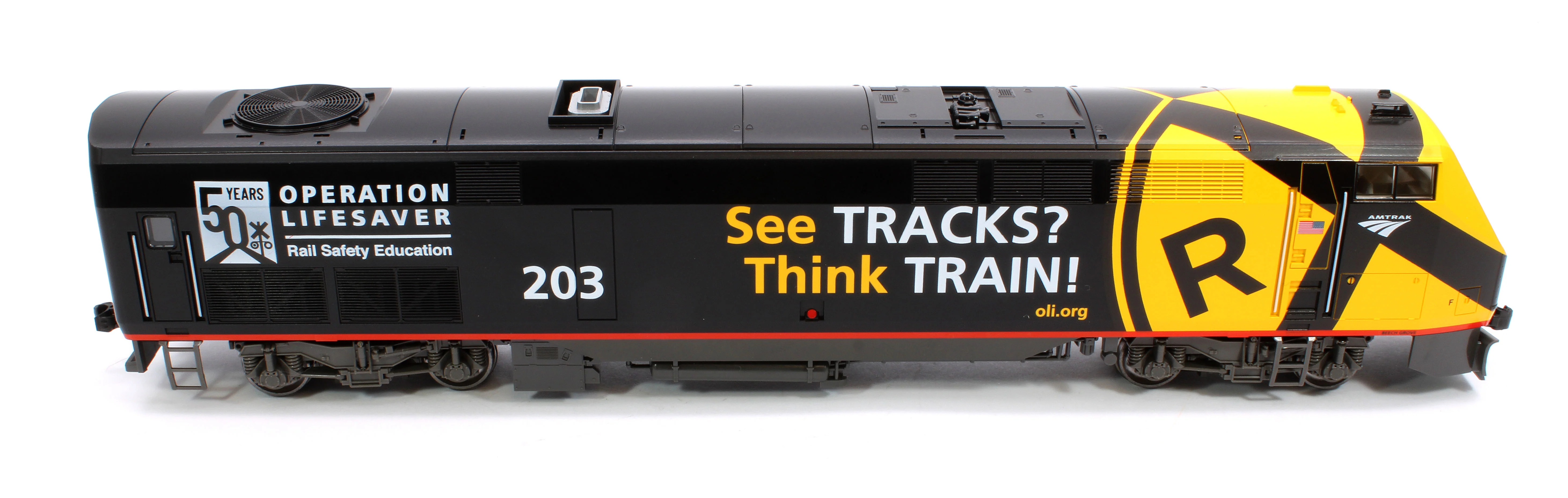 37-6119 P42 Genesis Amtrak 'Operation Lifesaver' No.203 Diesel Locomotive - Image 9