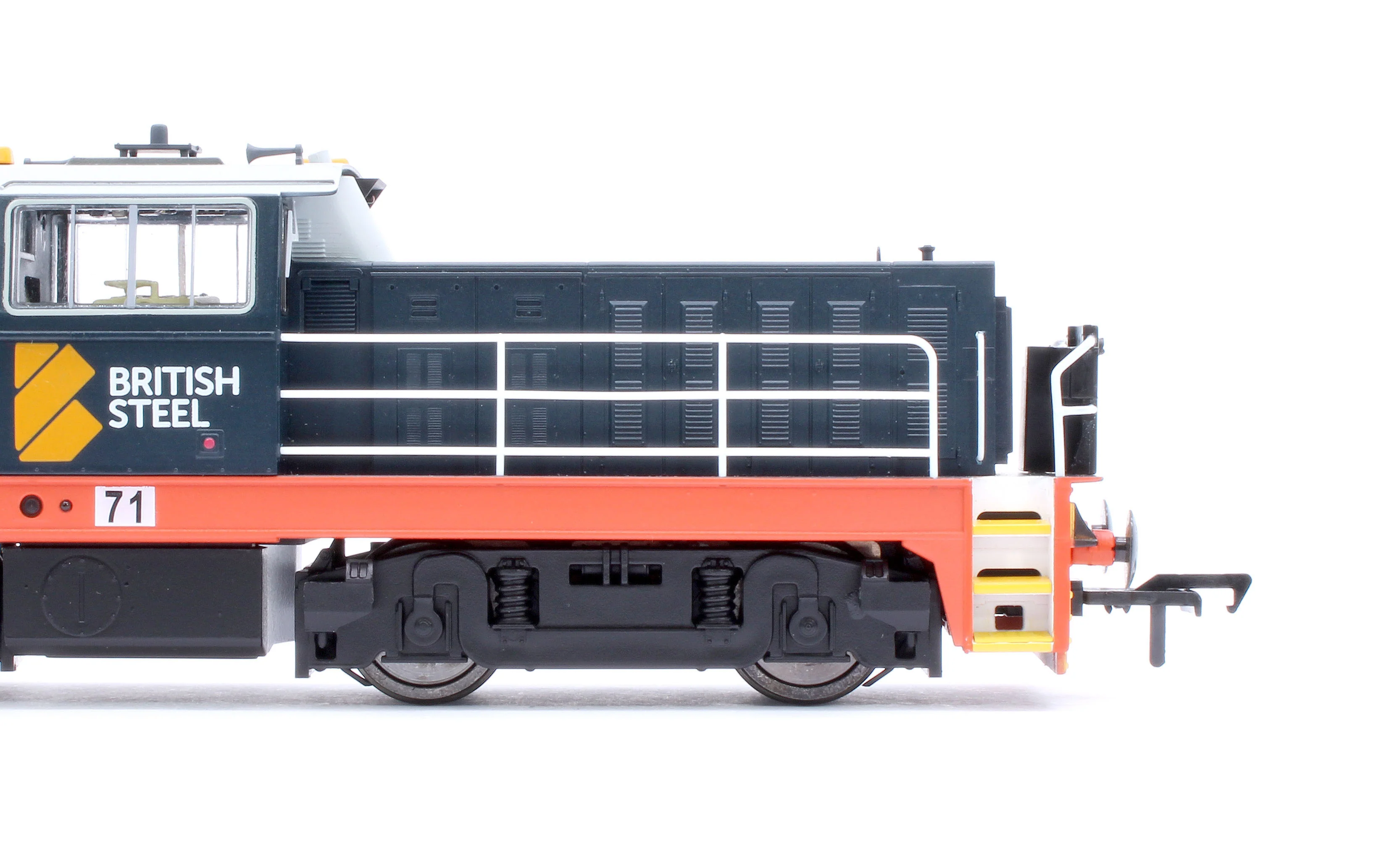 KRM-HUN-OO-F-71 Hunslet Bo-Bo in British Steel Blue No.71 Diesel Locomotive - DCC Fitted - Image 8