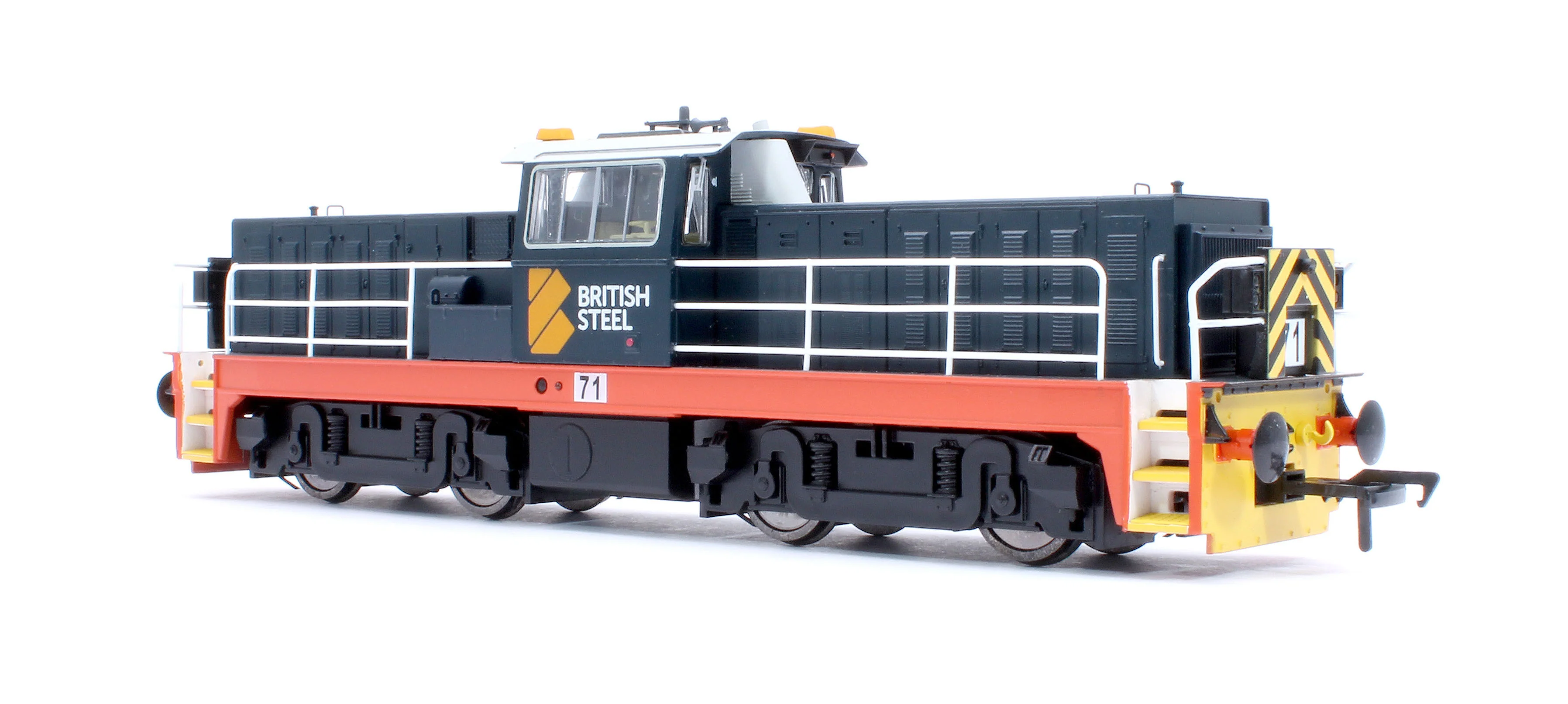 KRM-HUN-OO-S-71 Hunslet Bo-Bo in British Steel Blue No.71 Diesel Locomotive - DCC Sound - Image 4