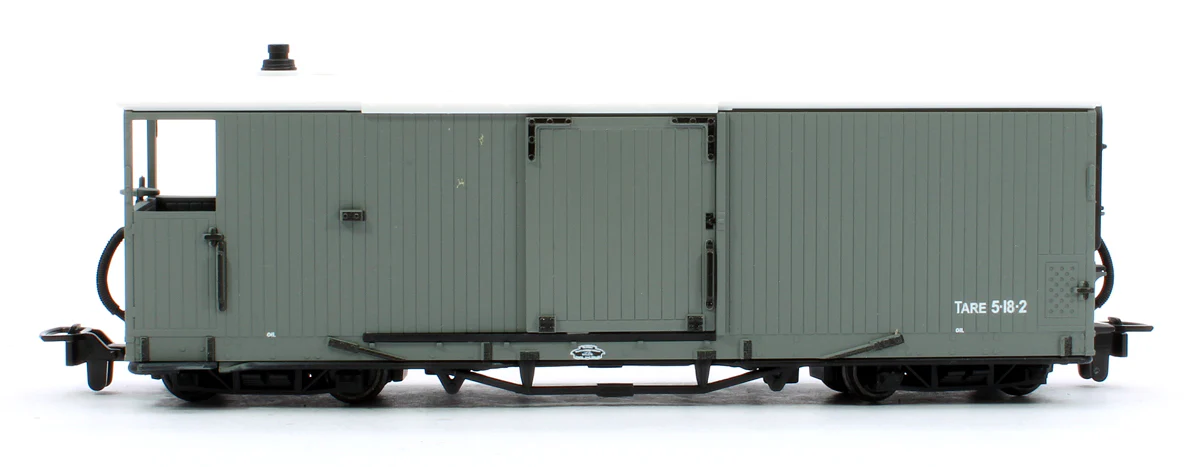 GR240UGO L&B 8 ton Bogie Goods Brake Van L&B Livery Unlettered Grey, Open Veranda - Image 2