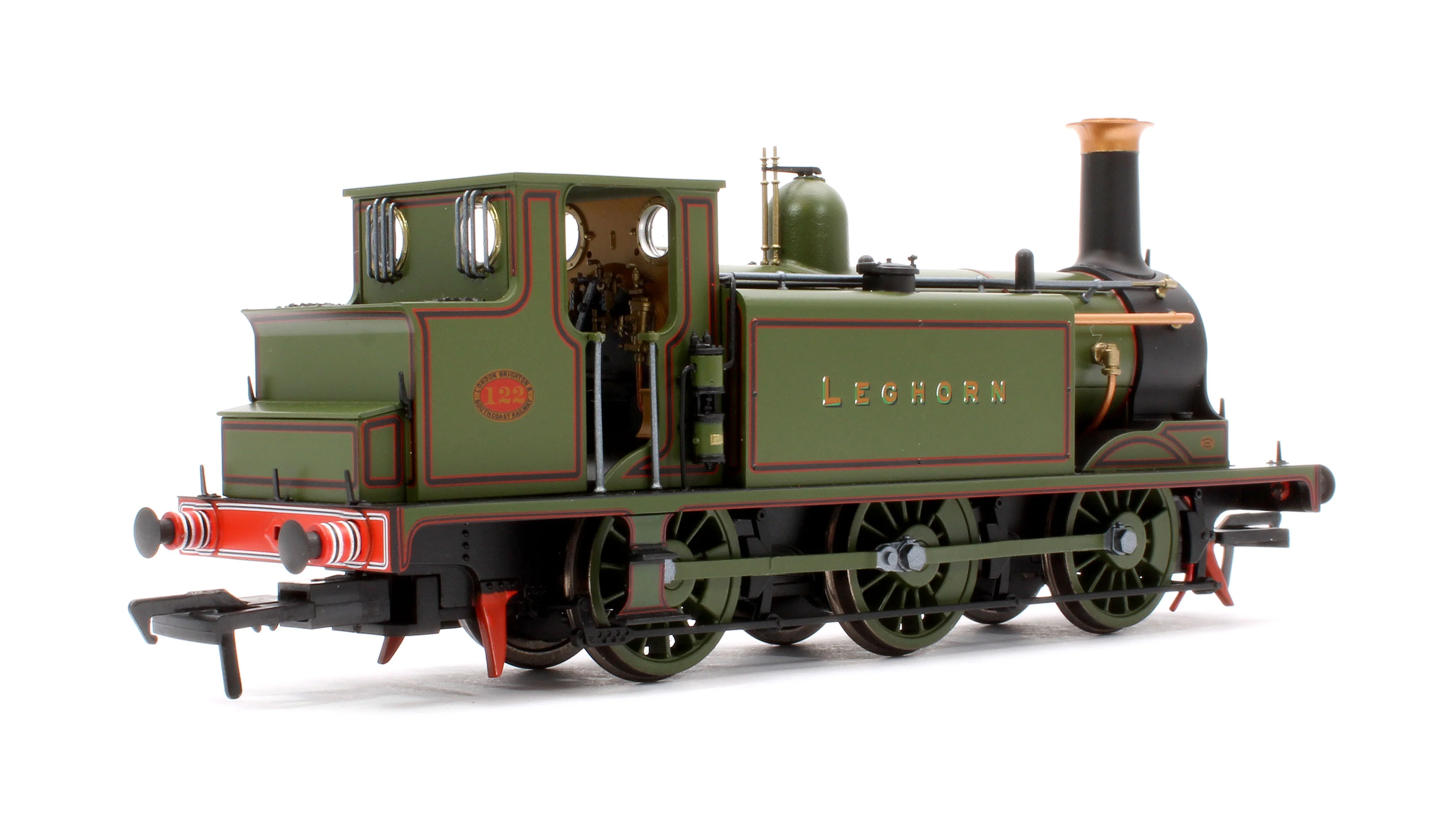 936504 LBSCR Stroudley ‘E1’ 0-6-0T No. 122 Leghorn, LBSCR Goods Green - Steam Tank Locomotive - DCC Sound - Image 3
